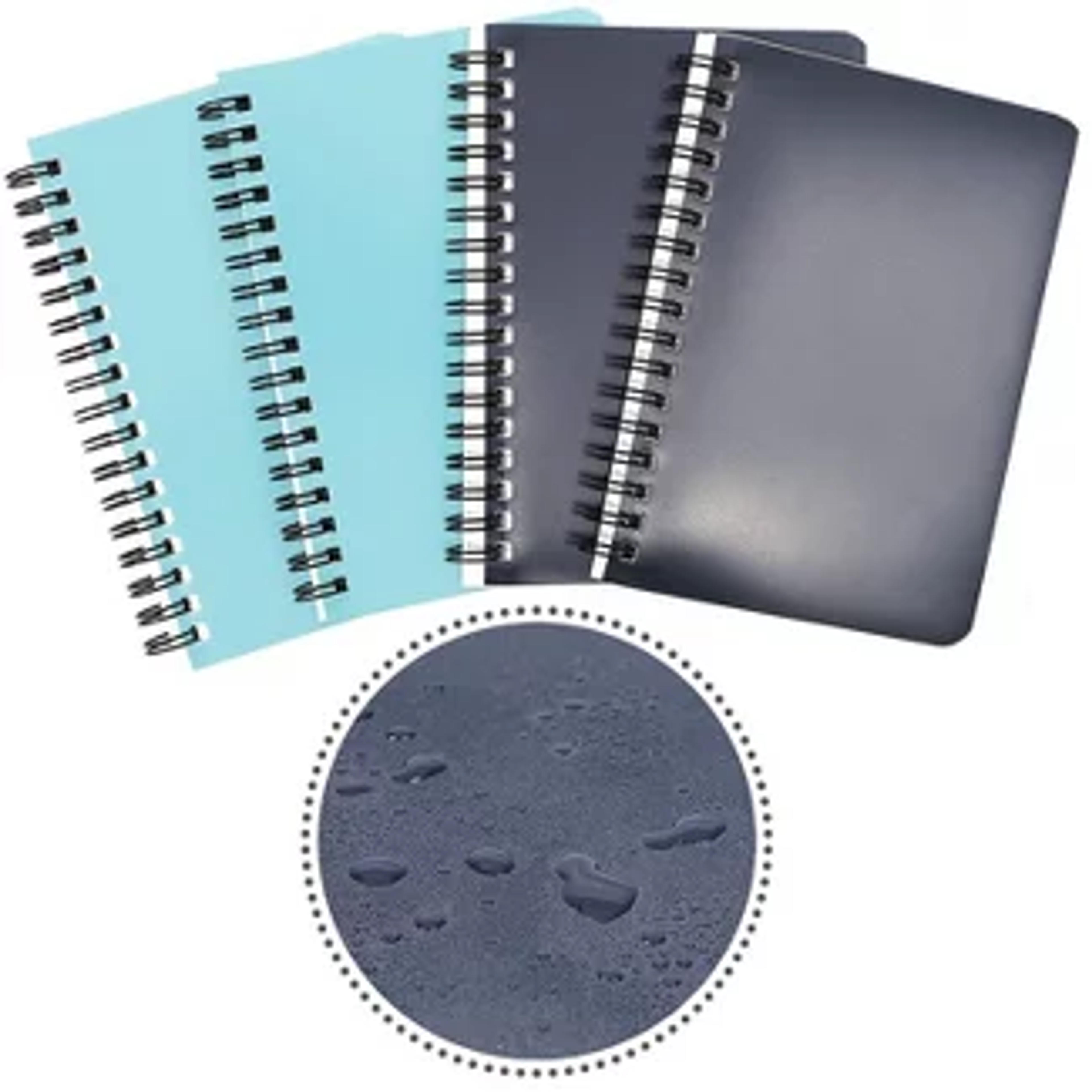 4 Pack Spiral Bound Weatherproof College Ruled Notepads Notebooks Memo Pad Books Lined Paper, 4 X 6 Inches, 50 Sheets Per Book : Target