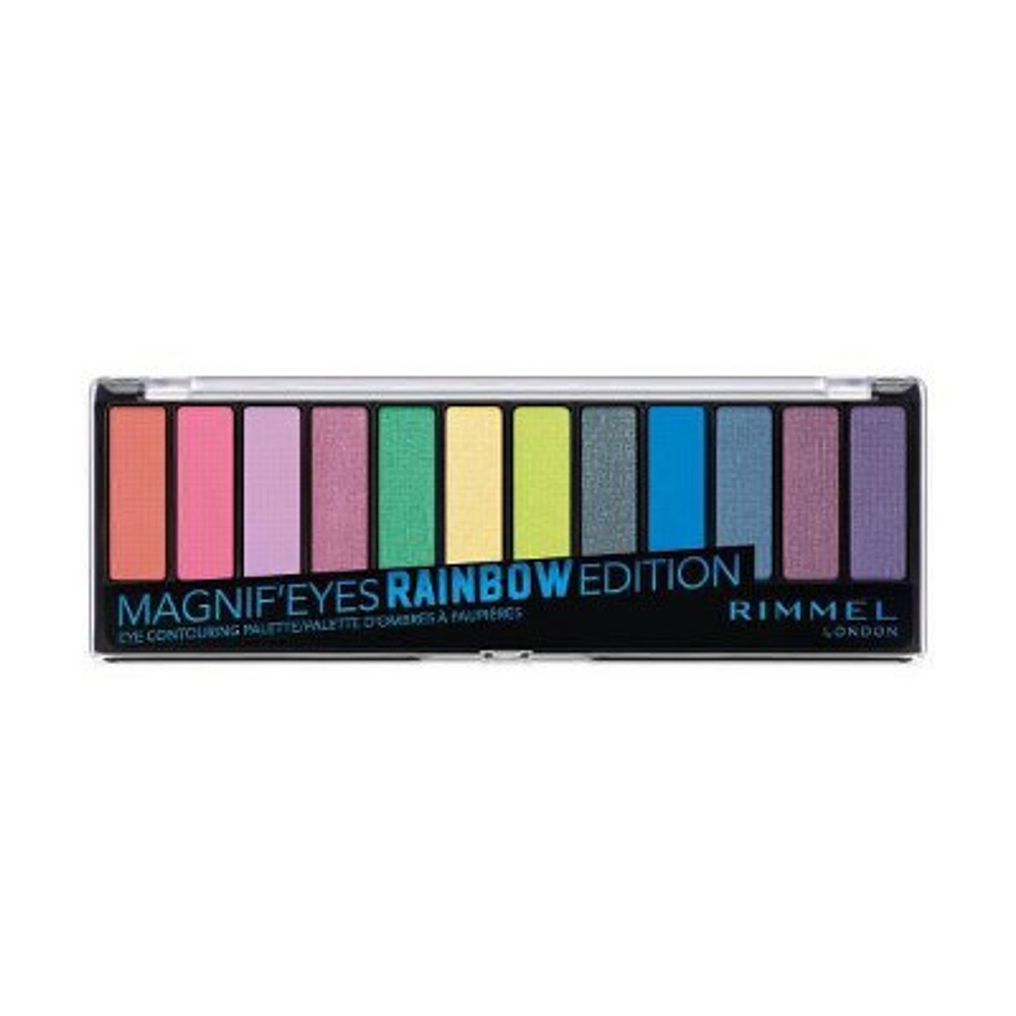 Rimmel Magnif'eyes Eyeshadow Palette Rainbow 011 - 0.5oz : Target