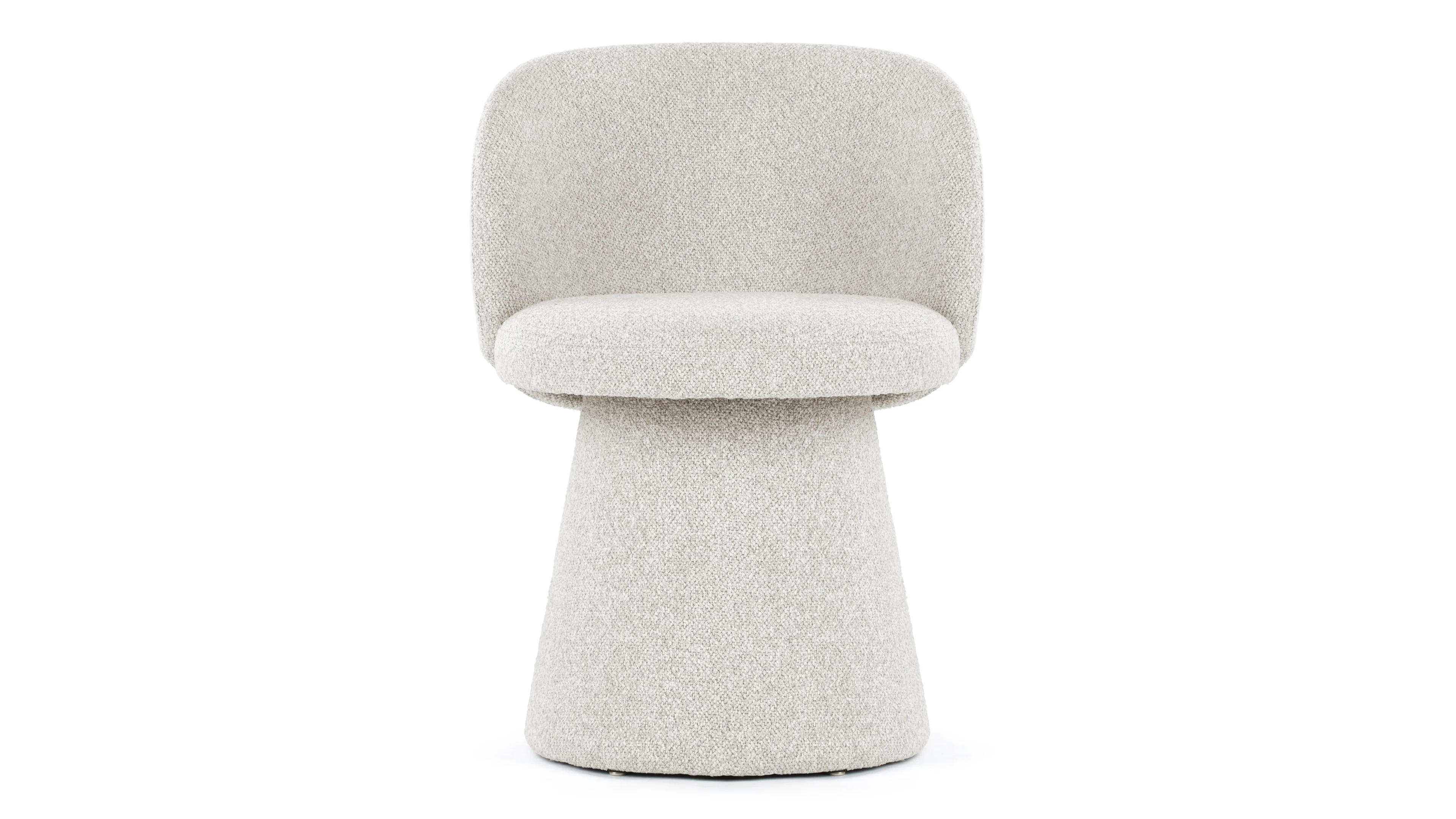 Ria - Ria Side Chair, Light Gray Weave