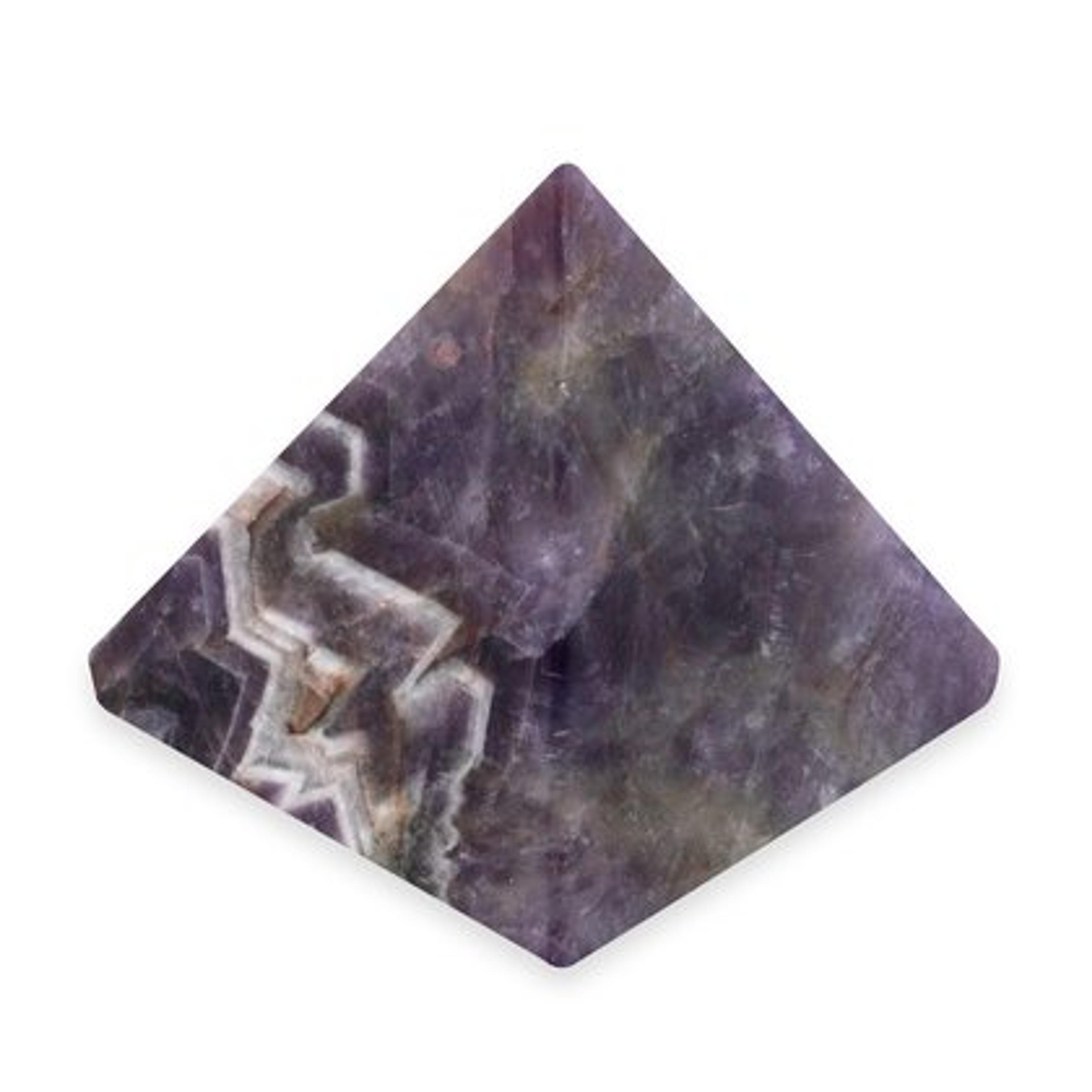 Amethyst Chevron Pyramid