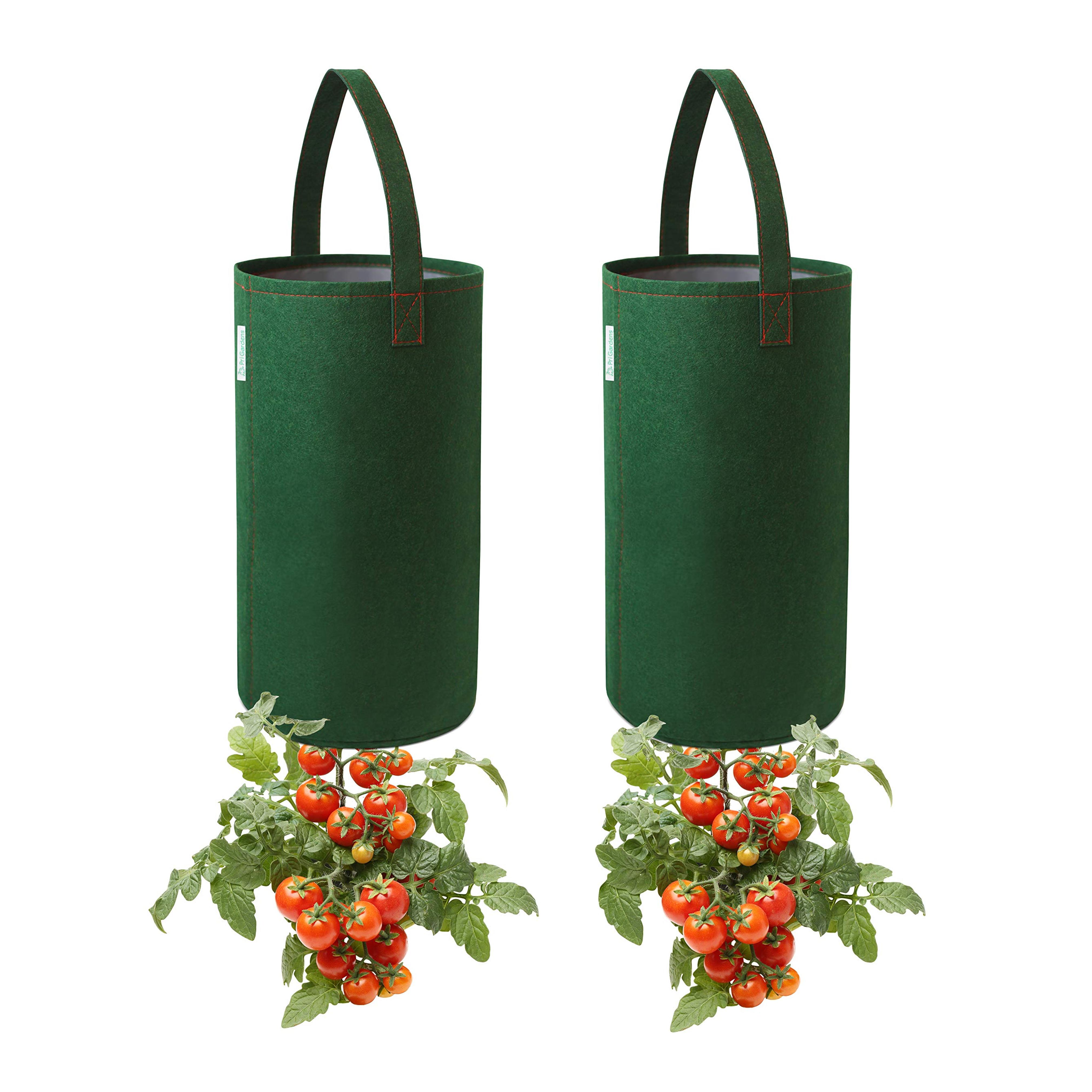 Pri Gardens Upside Down Tomato Planter, 2- Pack(Requires Plants,Soil and Fertilizer, not Included)