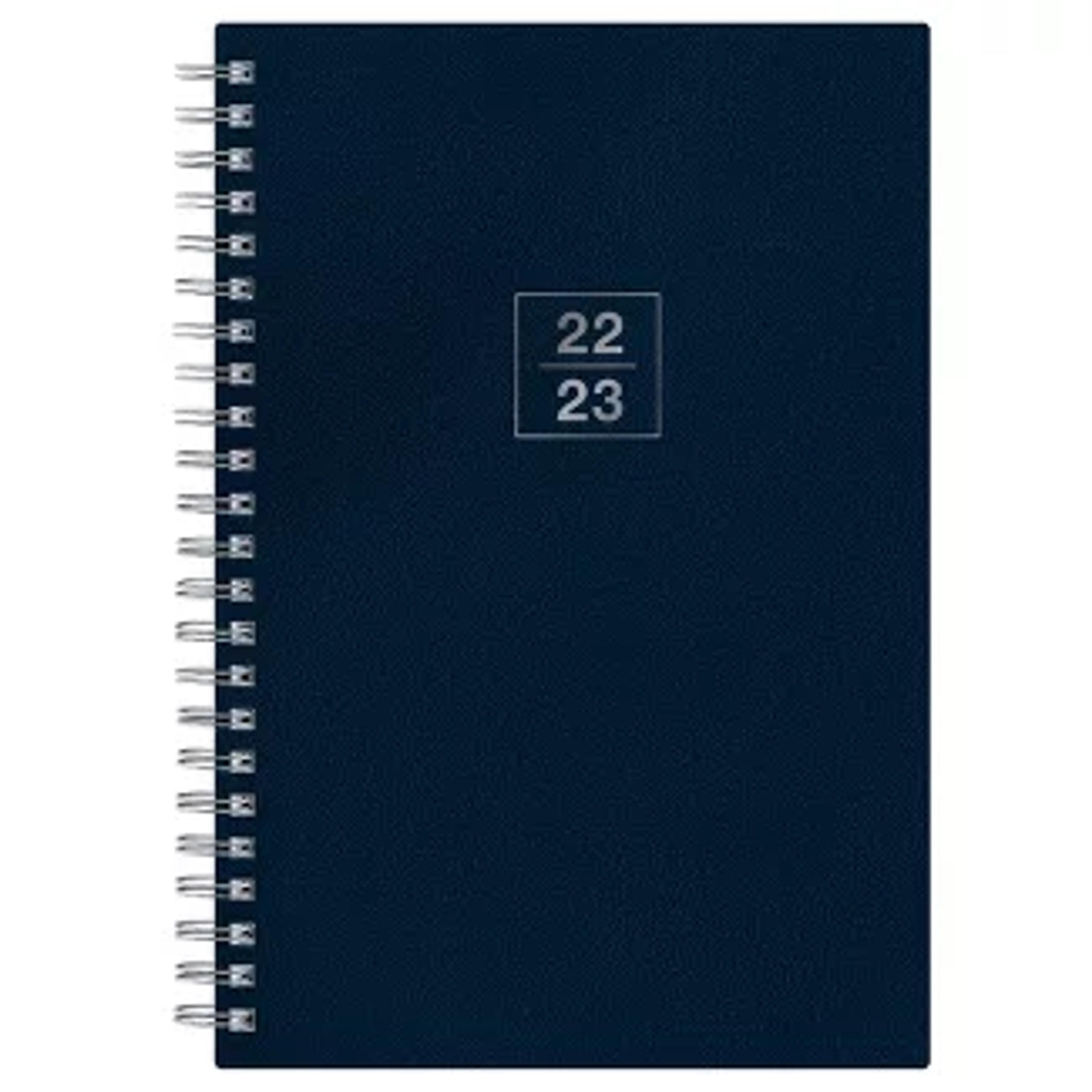 2022-23 Academic Planner Weekly/monthly 5"x8" Webster/solid Navy - Blue Sky : Target