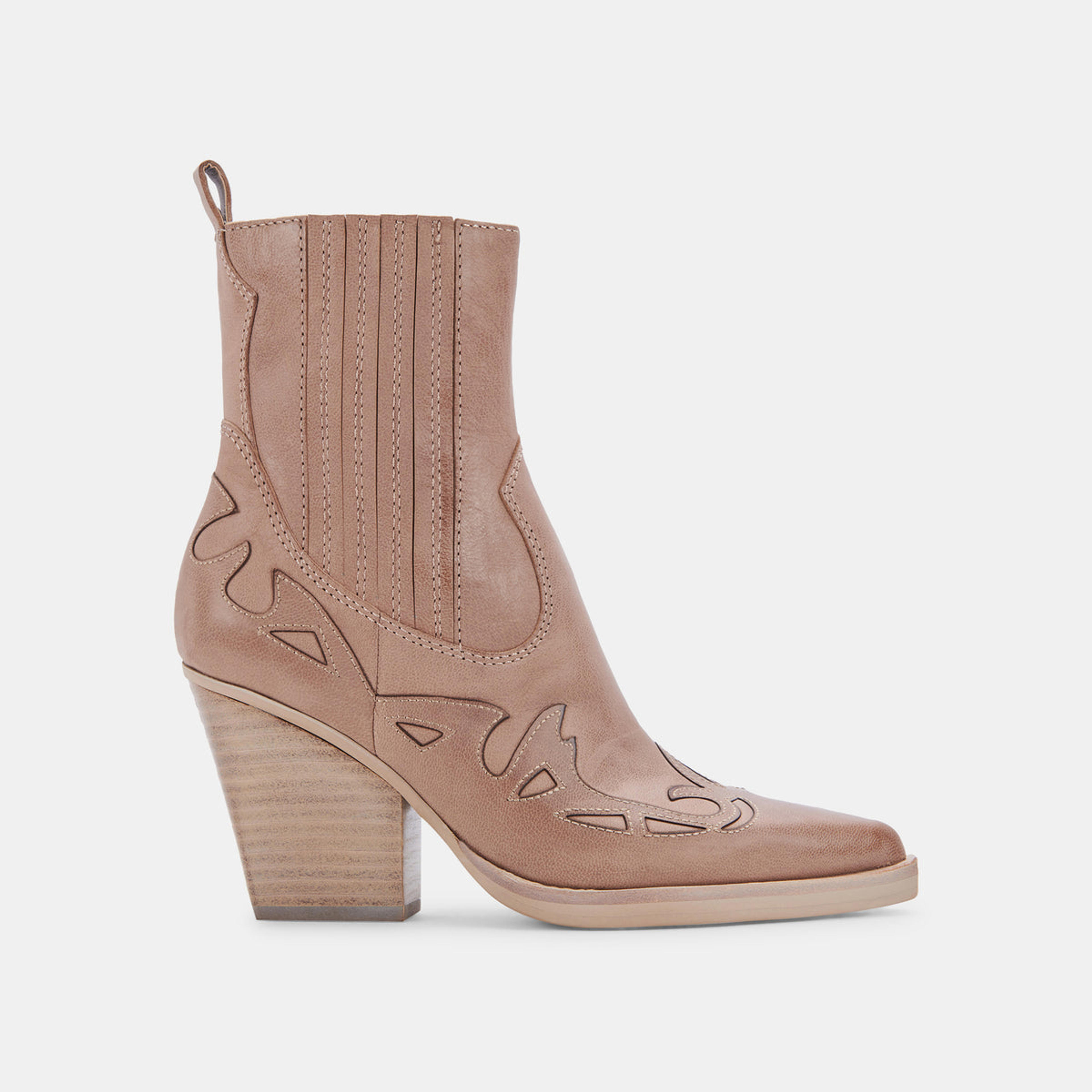 BEAUX BOOTS TAUPE LEATHER