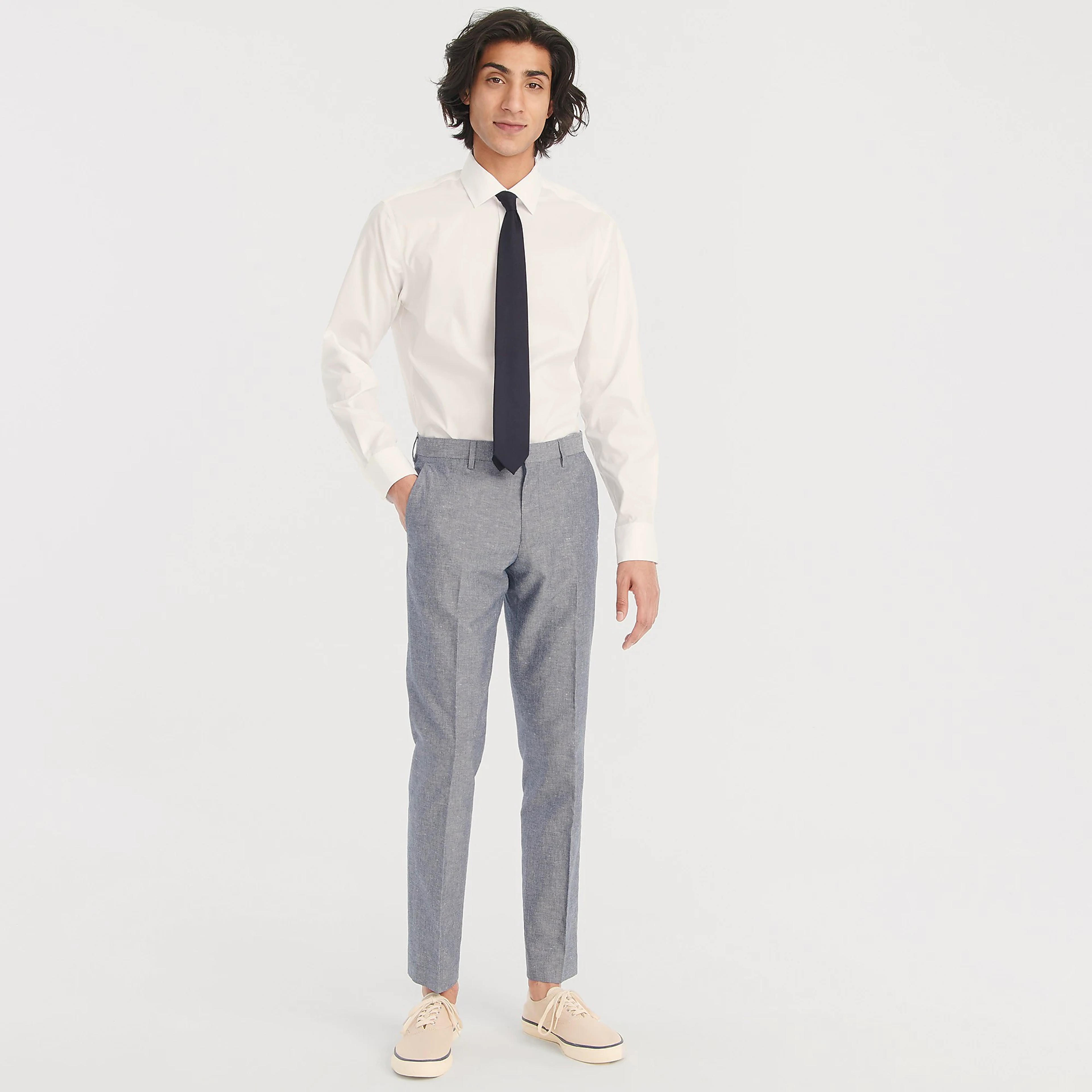 J.Crew: Ludlow Slim-fit Unstructured Suit Pant In Irish Cotton-linen For Men