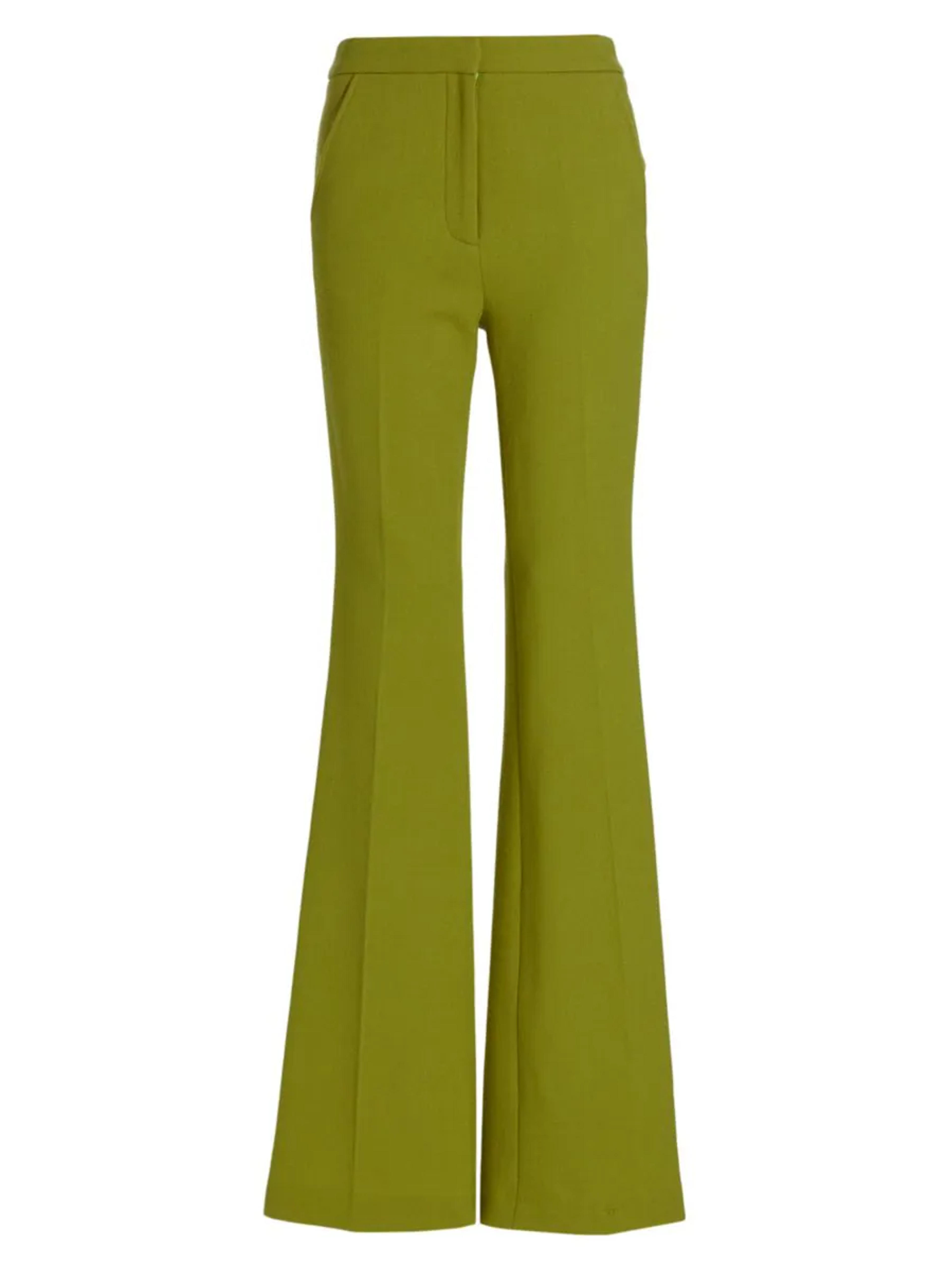 Shop Sergio Hudson Flared High-Waisted Pants | Saks Fifth Avenue