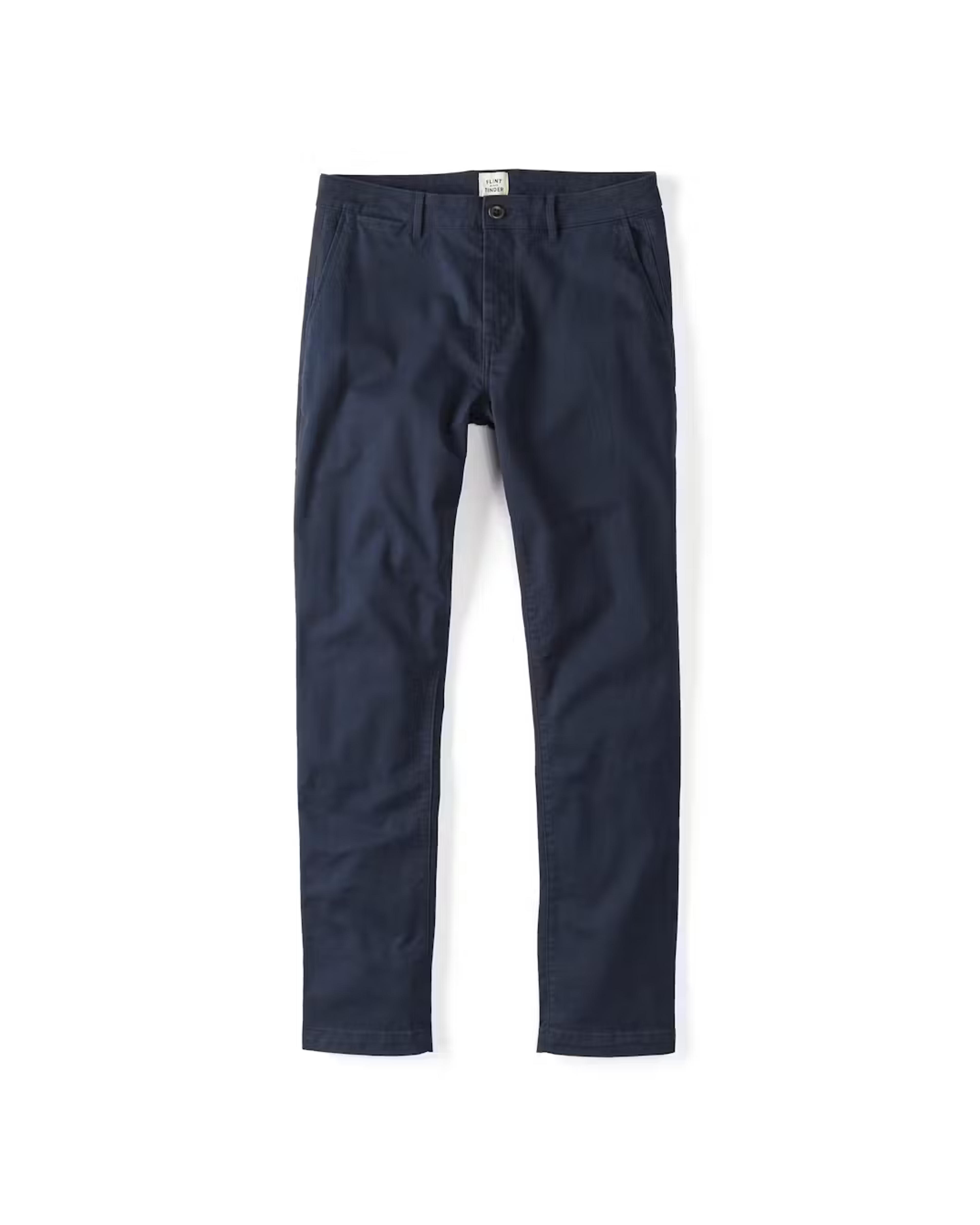 Flint and Tinder 365 Chino Pant - Slim - Dark Navy | Casual Pants | Huckberry