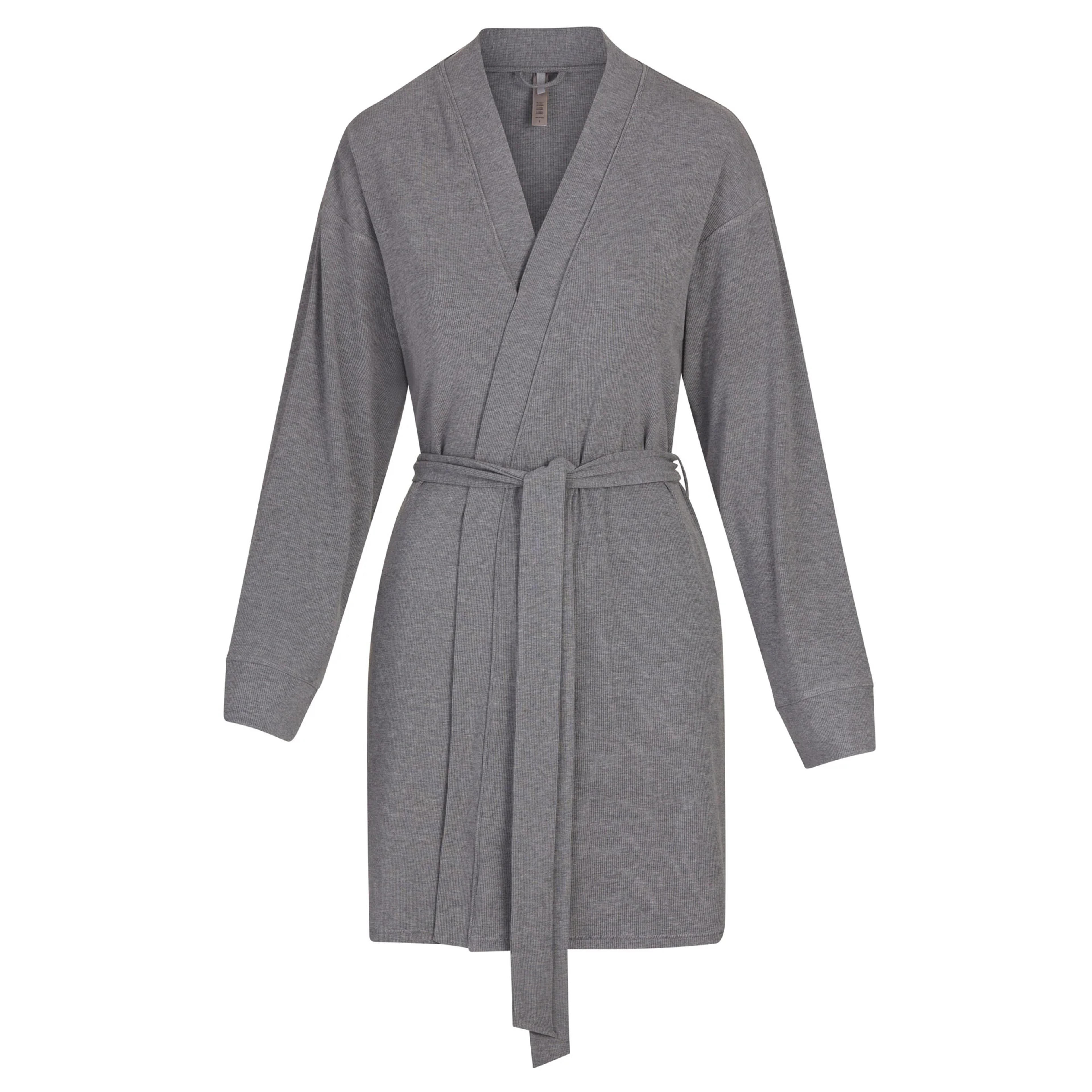 SOFT LOUNGE ROBE | HEATHER GREY