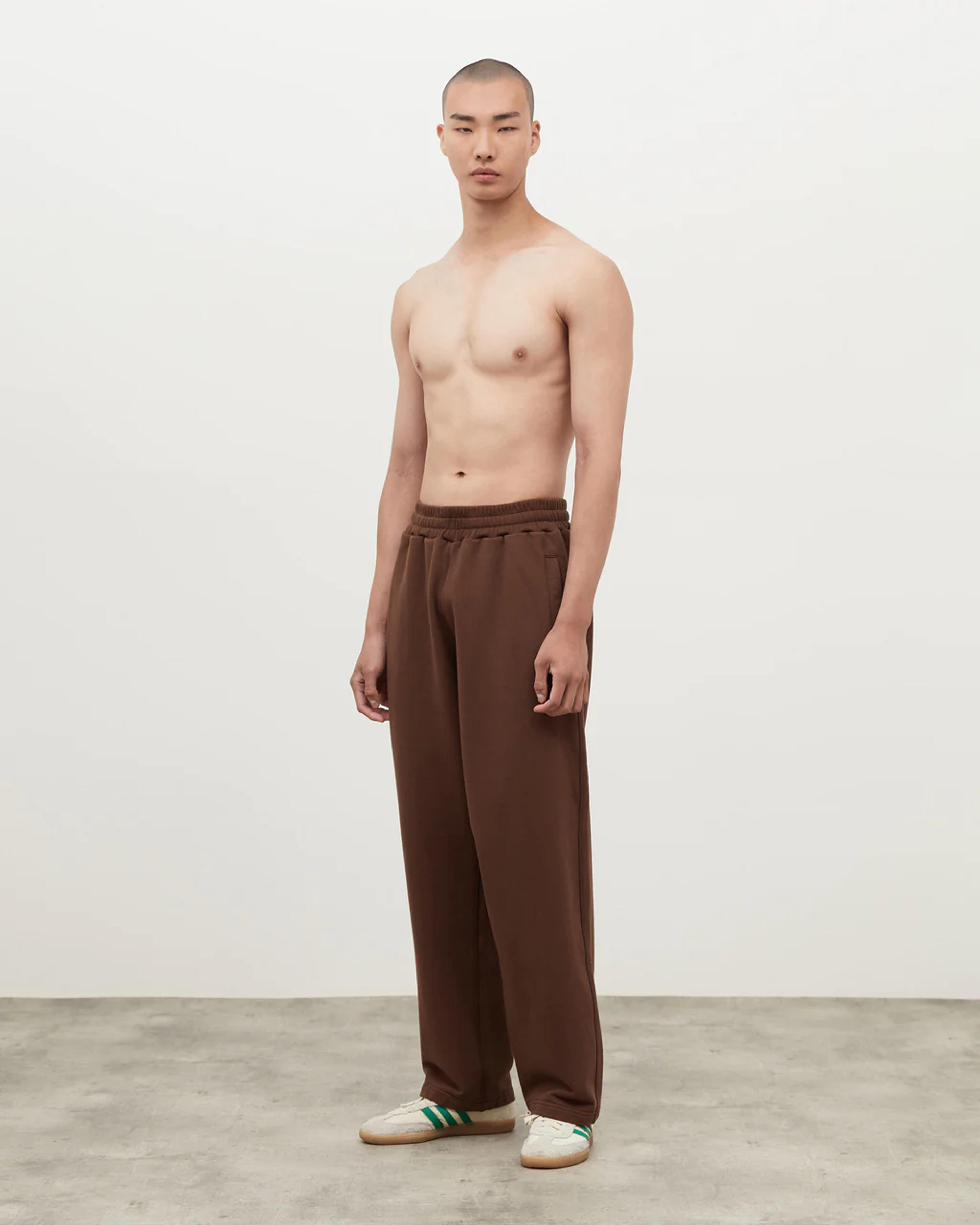 Straight Leg Sweatpants - Pinecone Brown