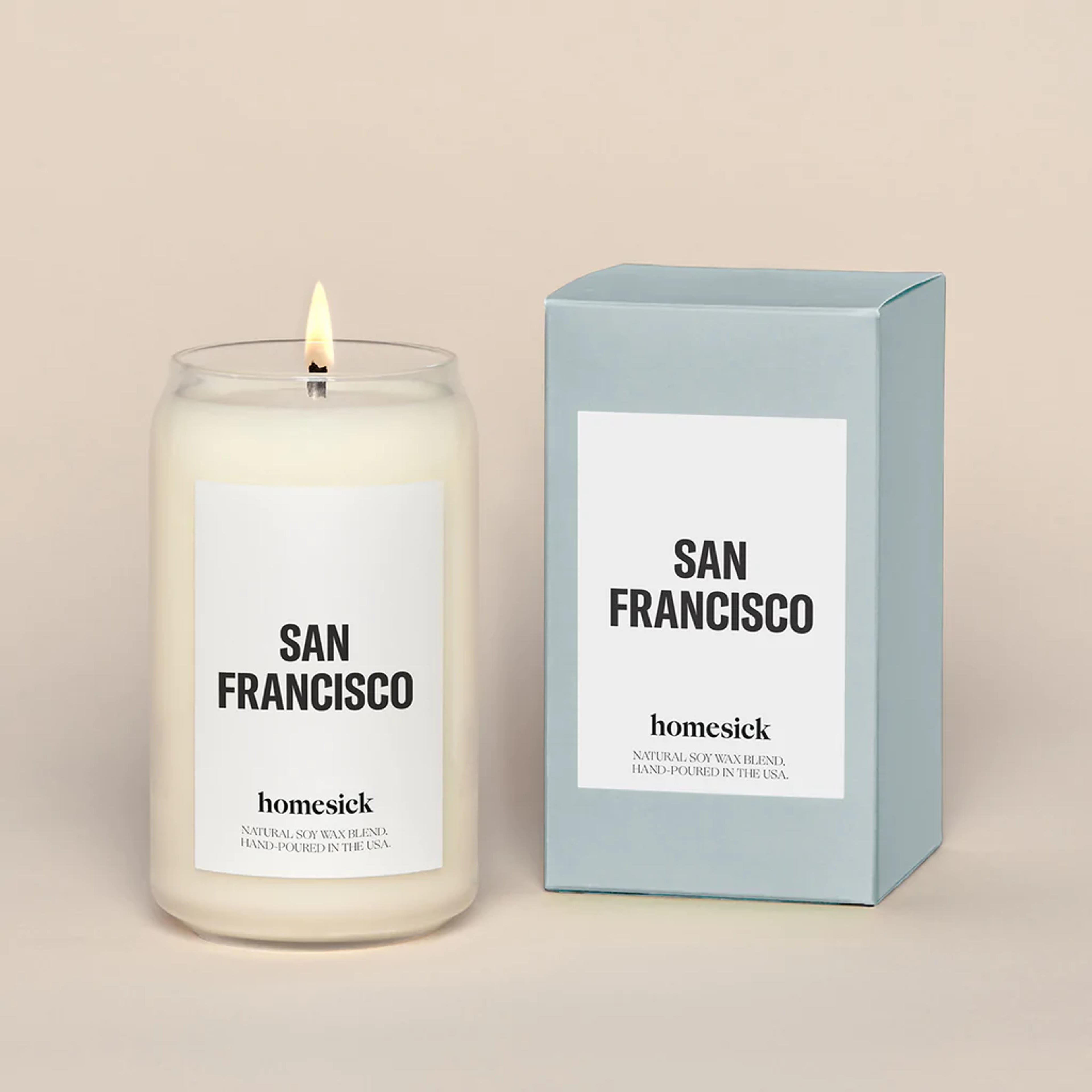 San Francisco Candle - Coffee & Sea Scented Soy Wax Candles