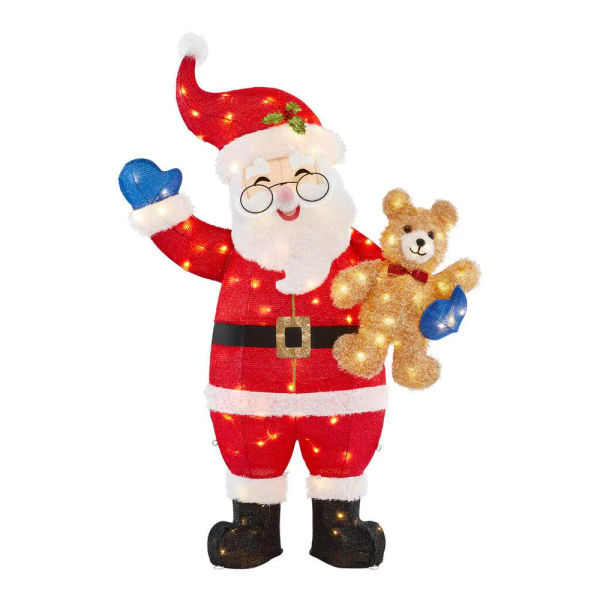 Home Accents Holiday 62 in Penguins with Christmas Tree Holiday Yard  Decoration TY337-1611-1 - The Home Depot