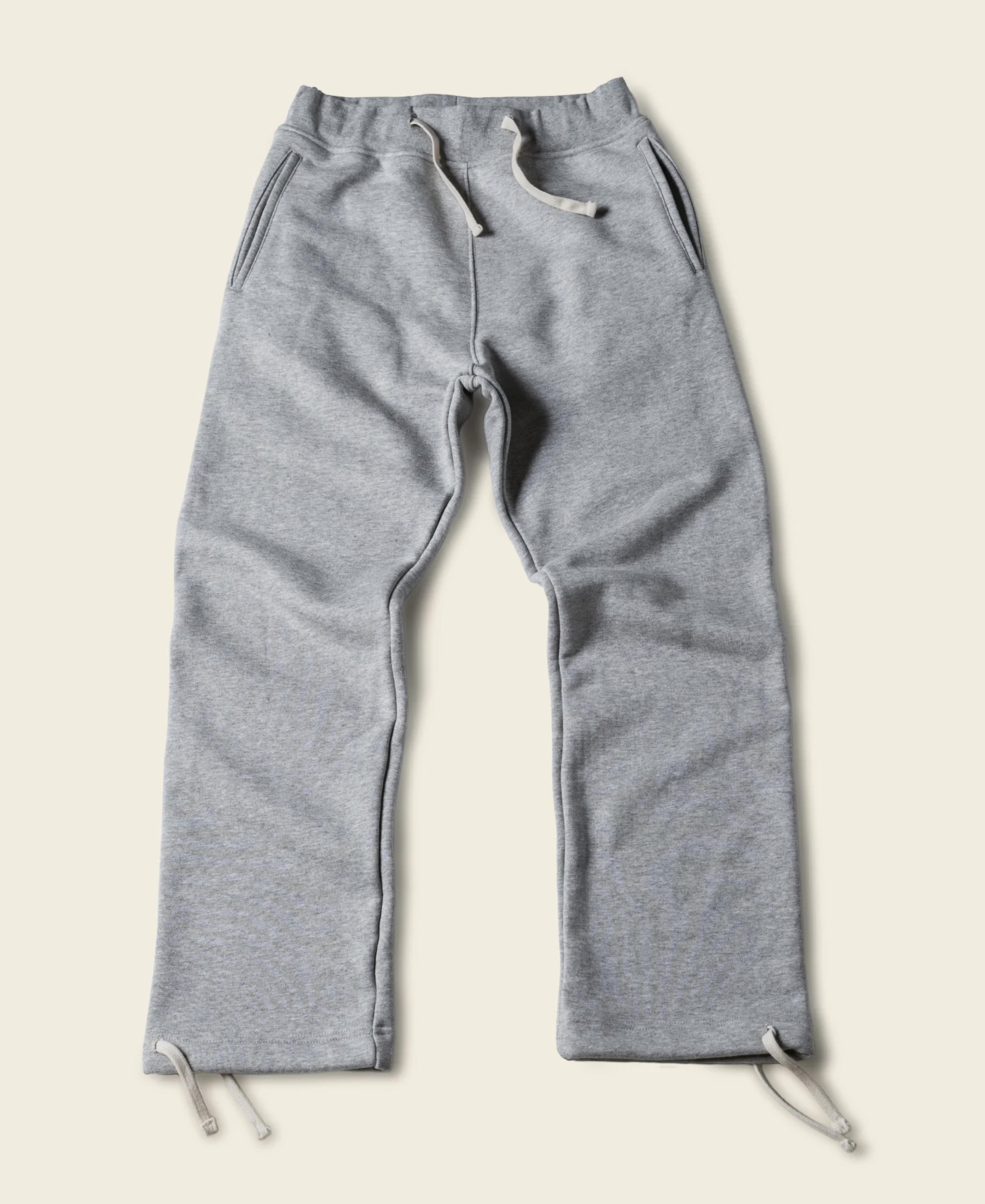 17.6 oz Heavyweight Terry Sweatpants - Gray | Bronson