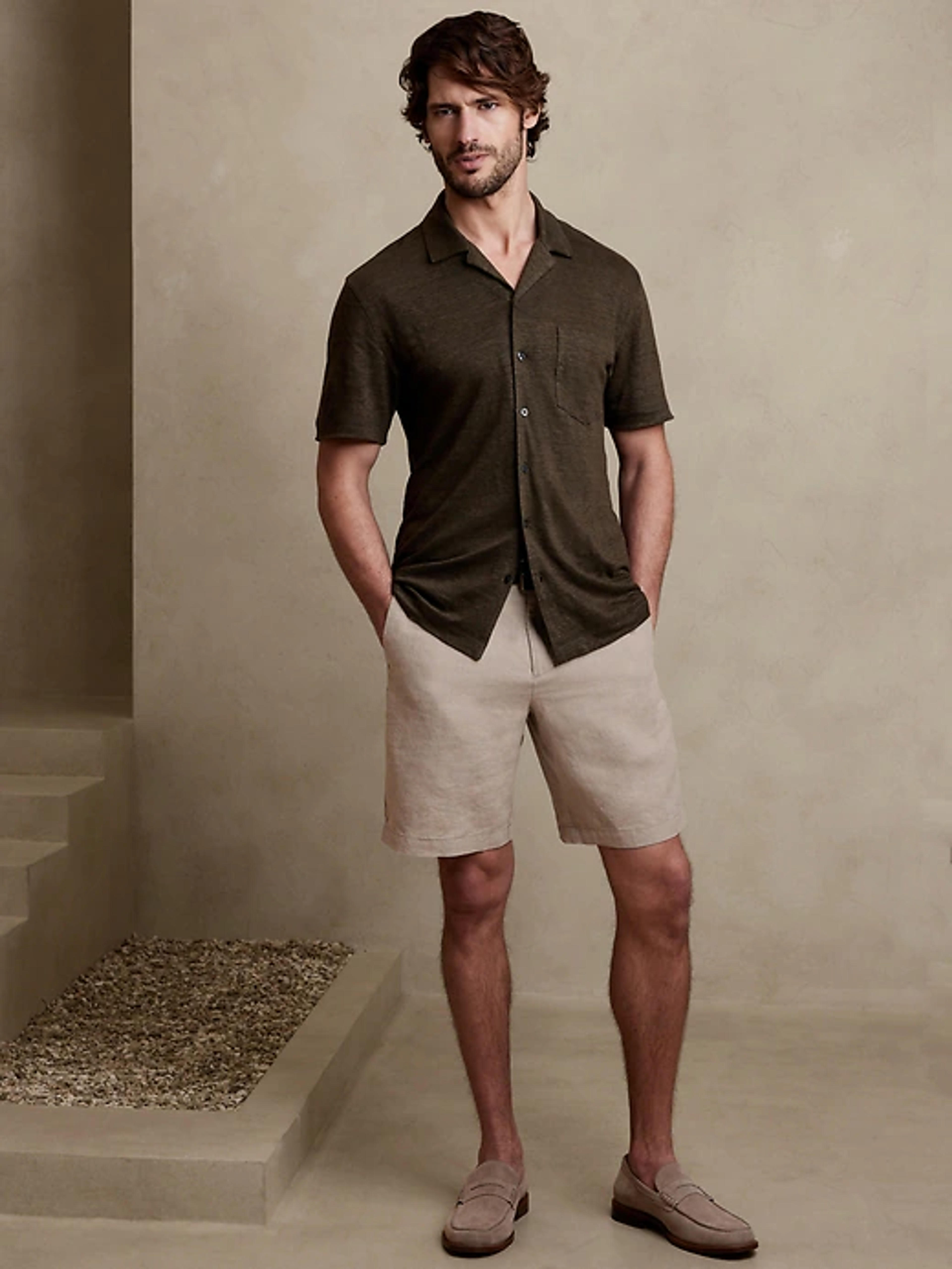 Lino 9" Linen Short | Banana Republic