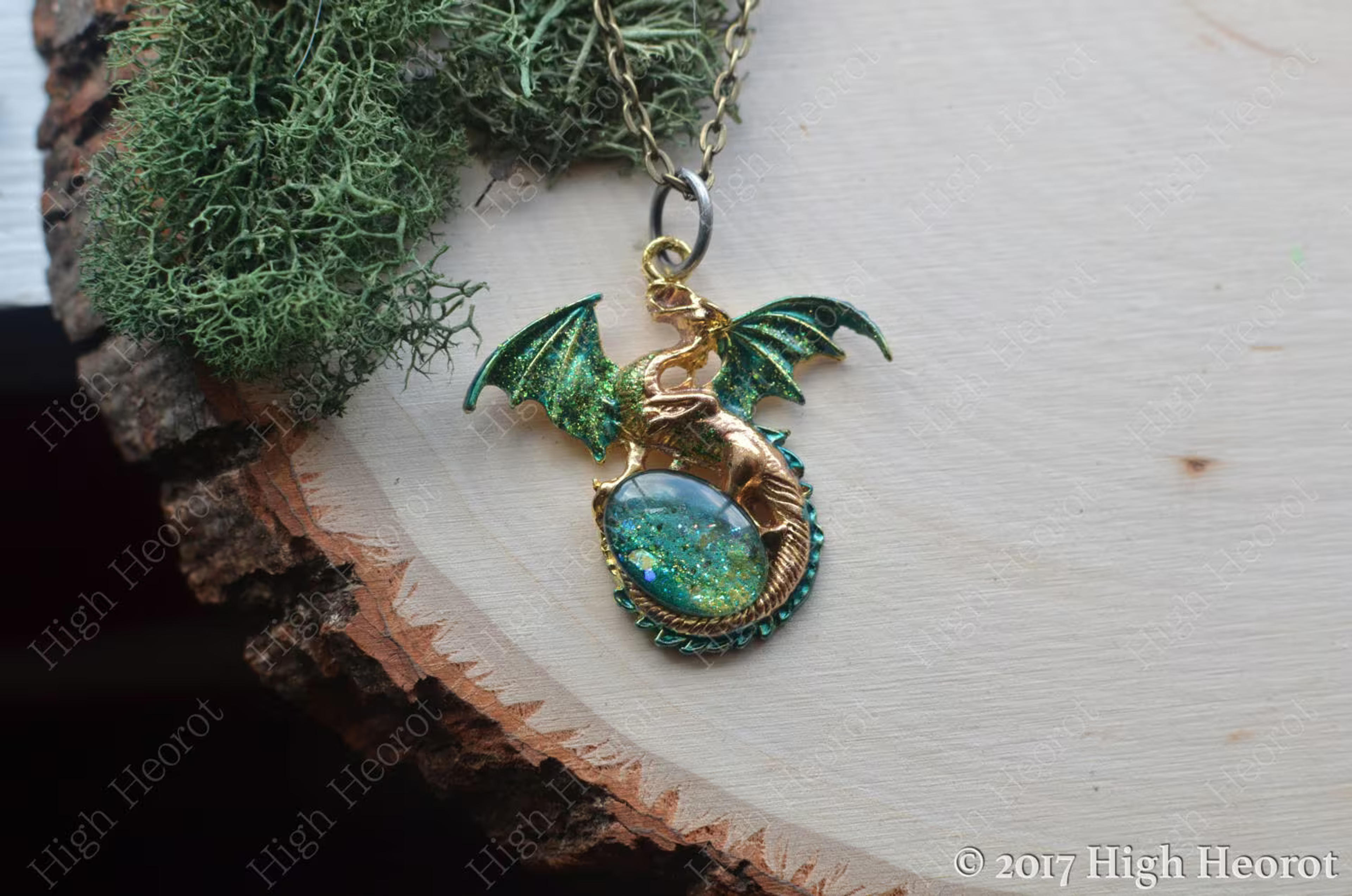 Sea Monster Inspired Dragon Necklace Dragon Jewelry Gold - Etsy Ireland