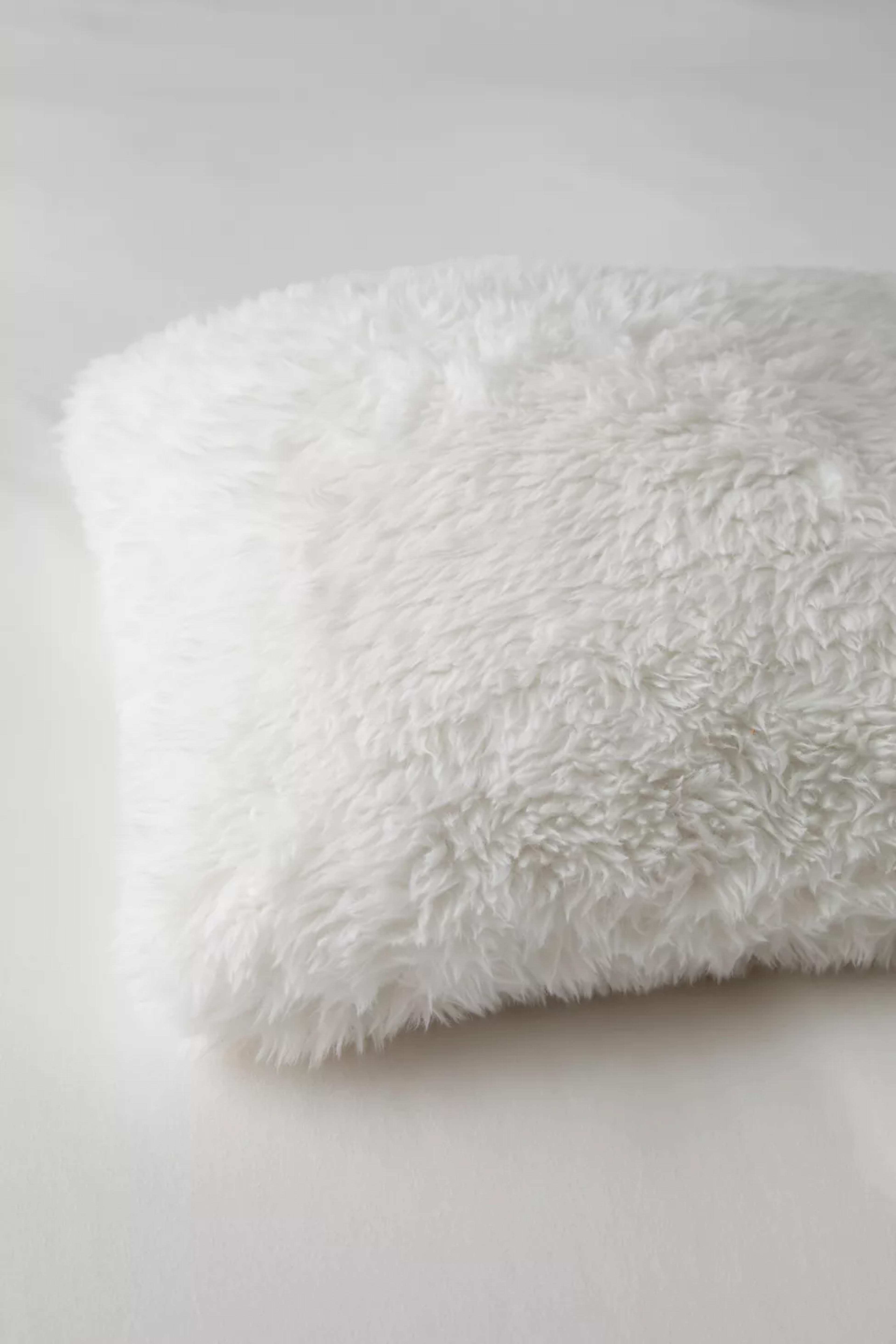 Lana Faux Fur Throw Pillow | Urban Outfitters