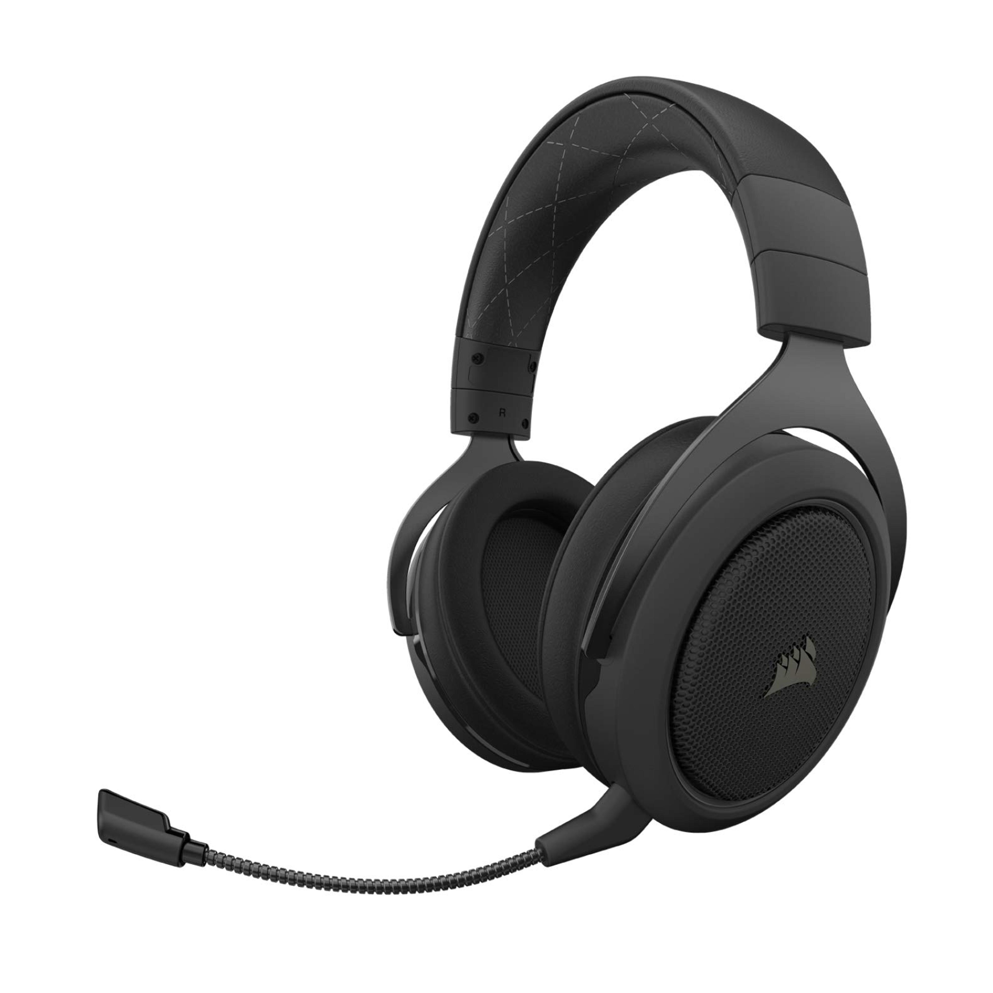 Corsair HS70 Pro Wireless Gaming Headset - 7.1 Surround Sound Headphones for PC, MacOS, PS5, PS4 - Discord Certified - 50mm Drivers – Carbon,Black