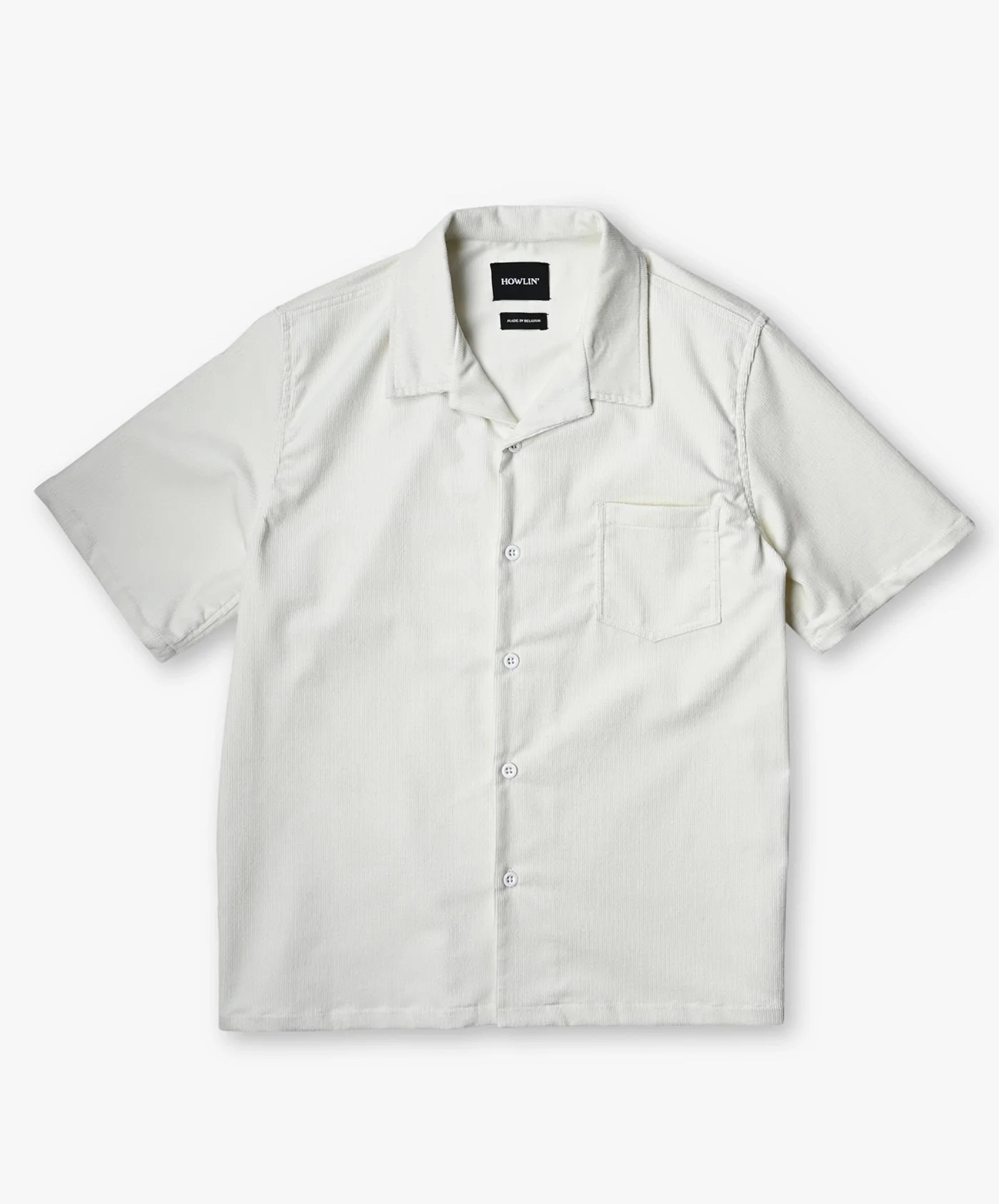 Cocktail Shirt - Ecru Summer Corduroy - S