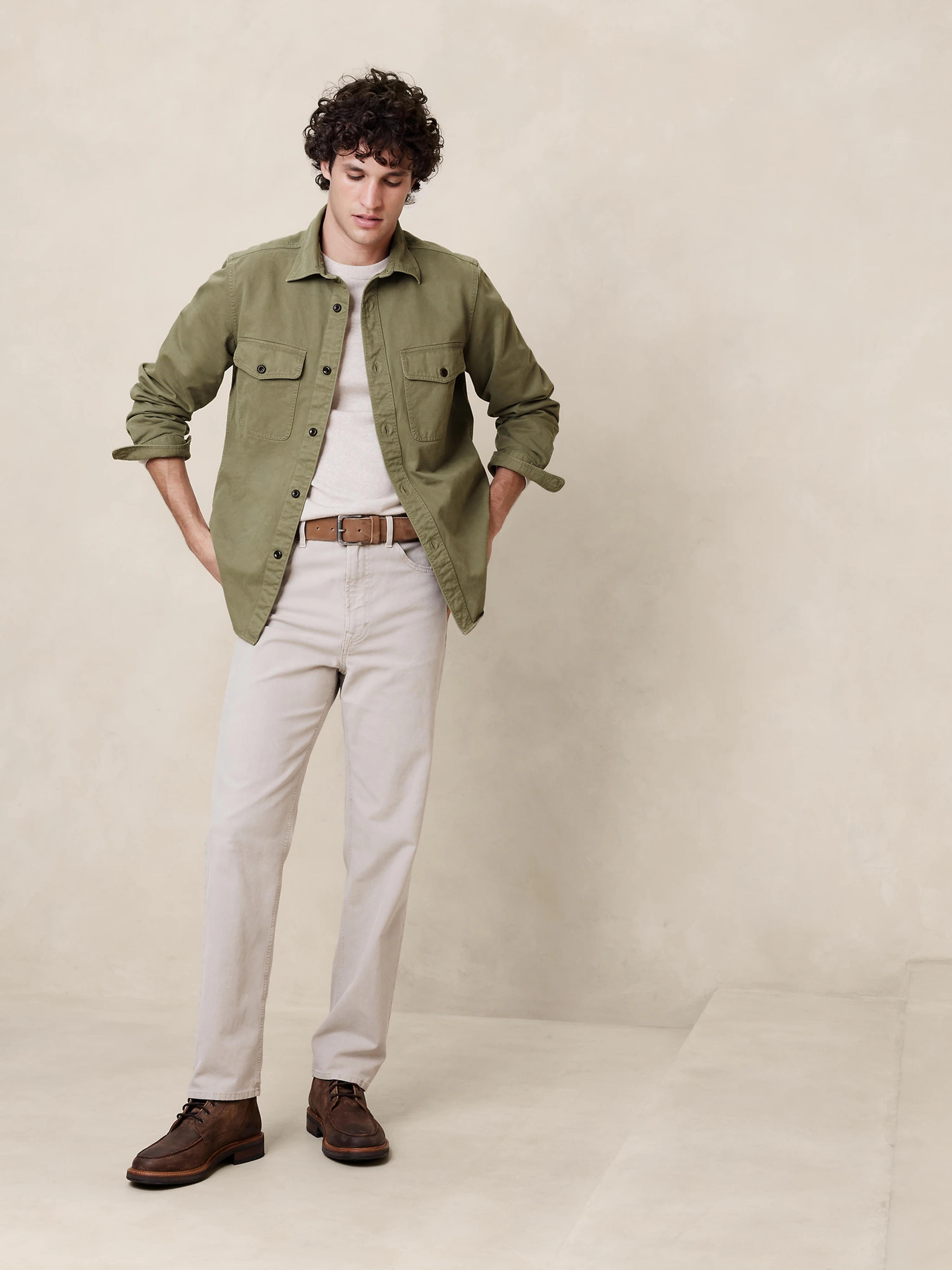 Malo Twill Shirt Jacket | Banana Republic