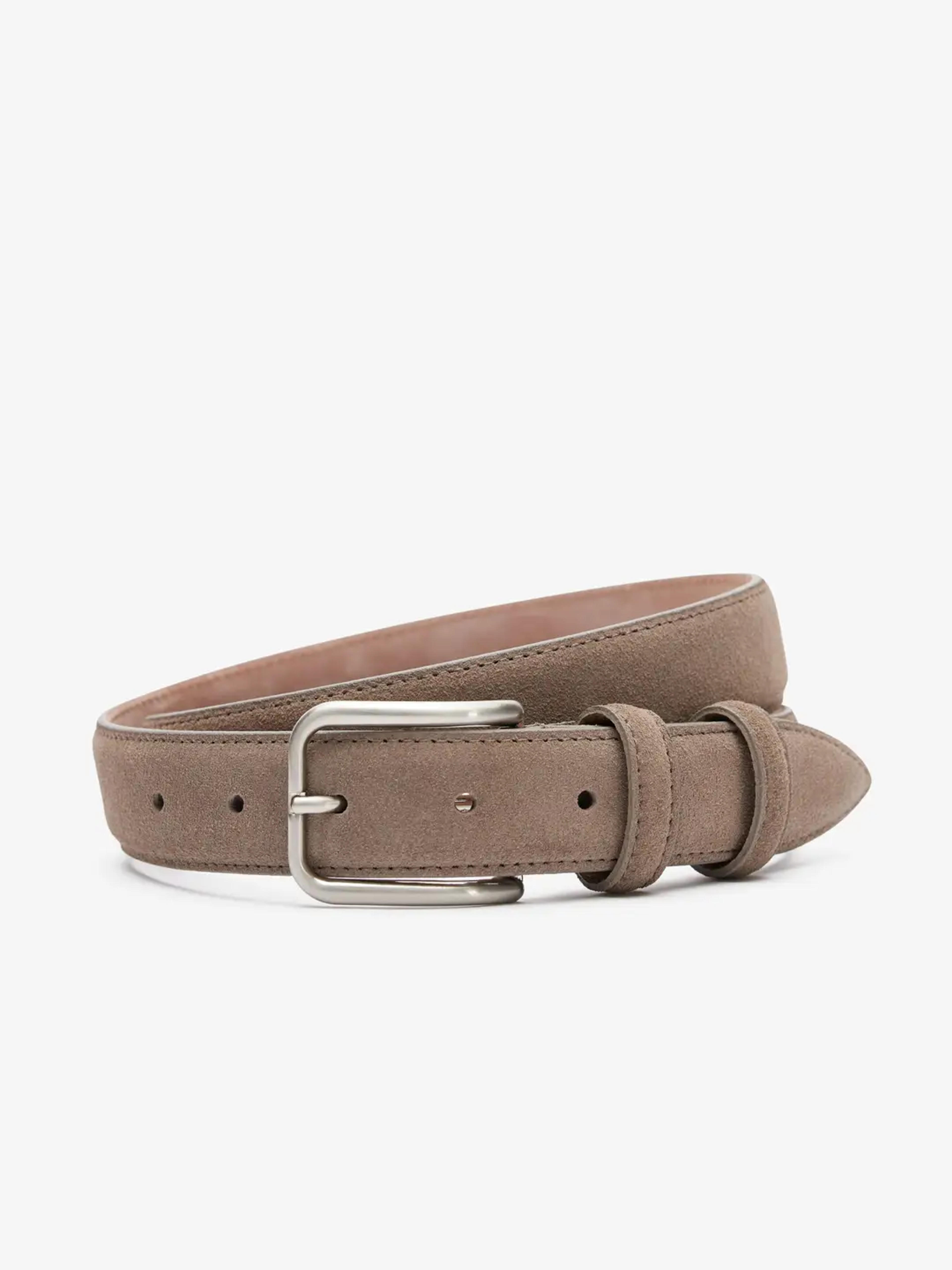 Taupe Suede Belt