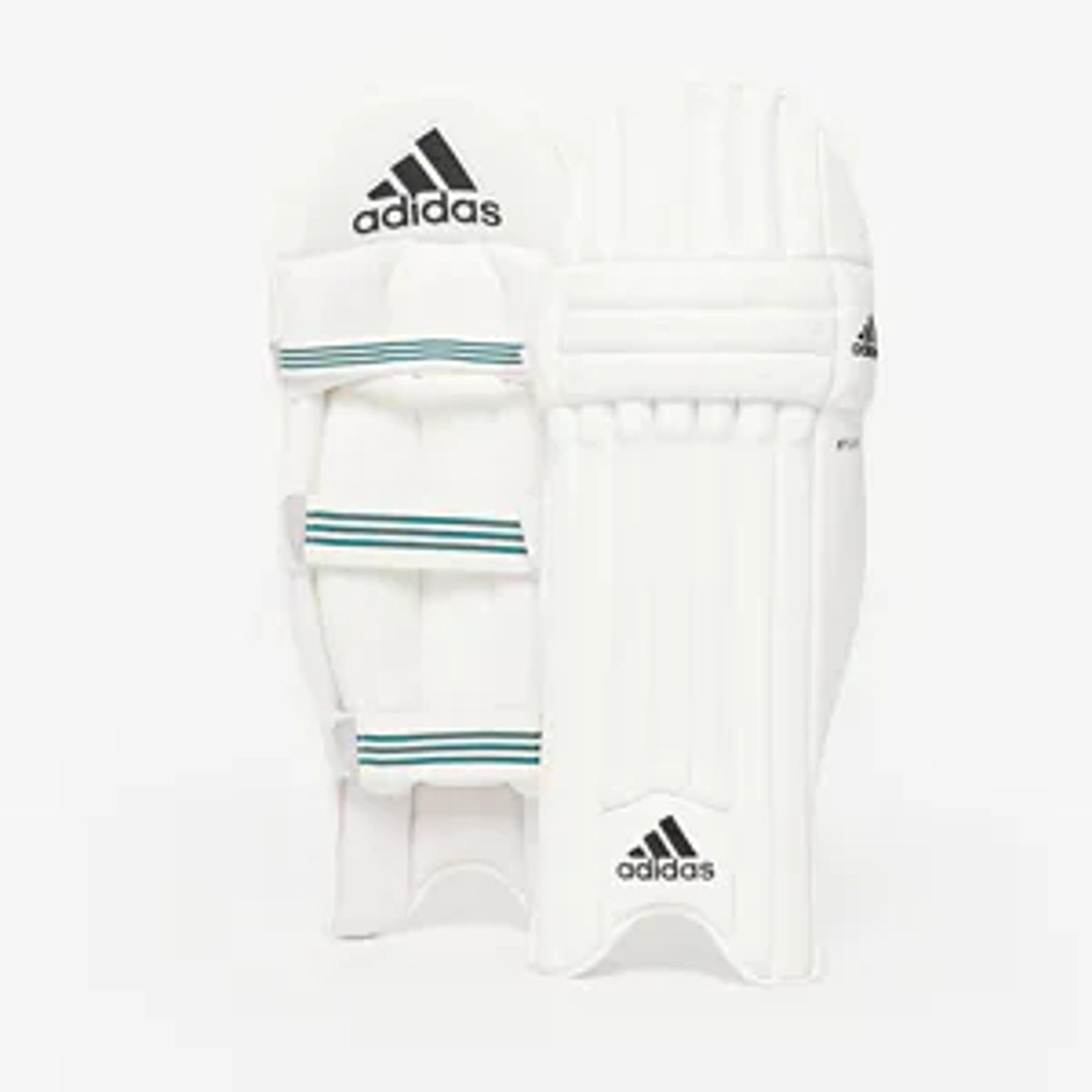 adidas XT 2.0 LH Batting Pads - White/Teal - Batting Equipment | Pro:Direct Soccer