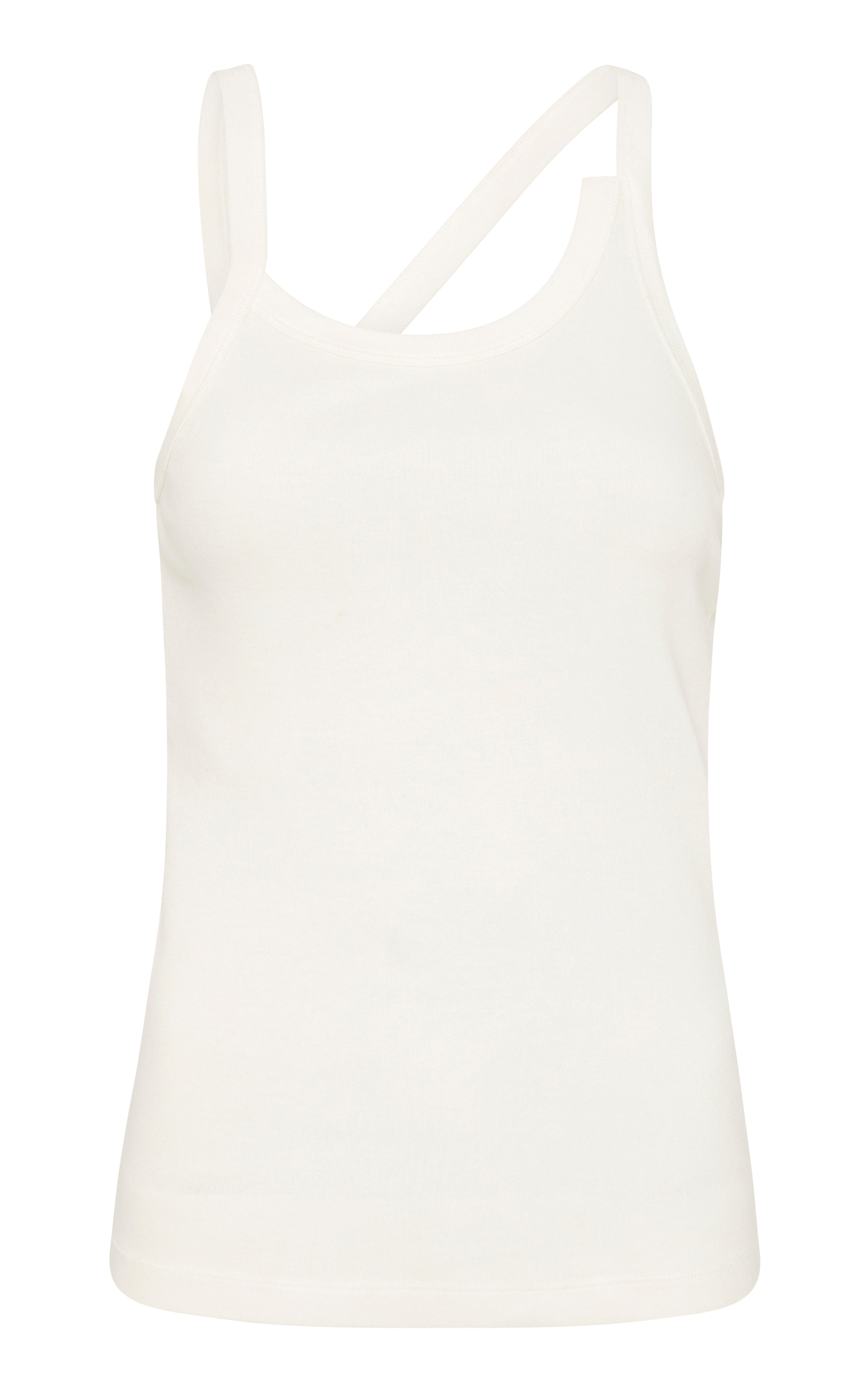 Organic Cotton Abstract Singlet Top By St. Agni