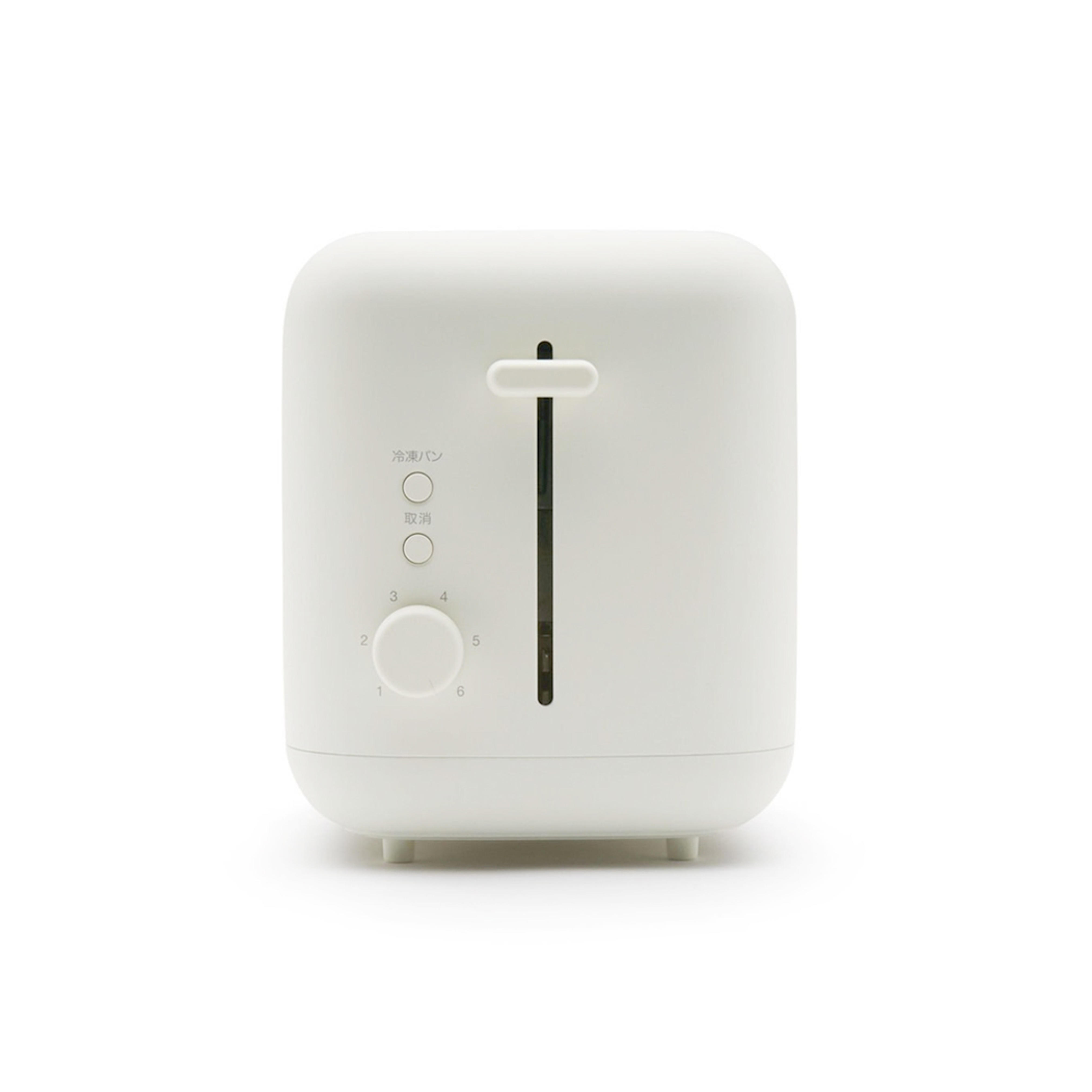 Muji MoMa Compact Pop Up Toaster, White