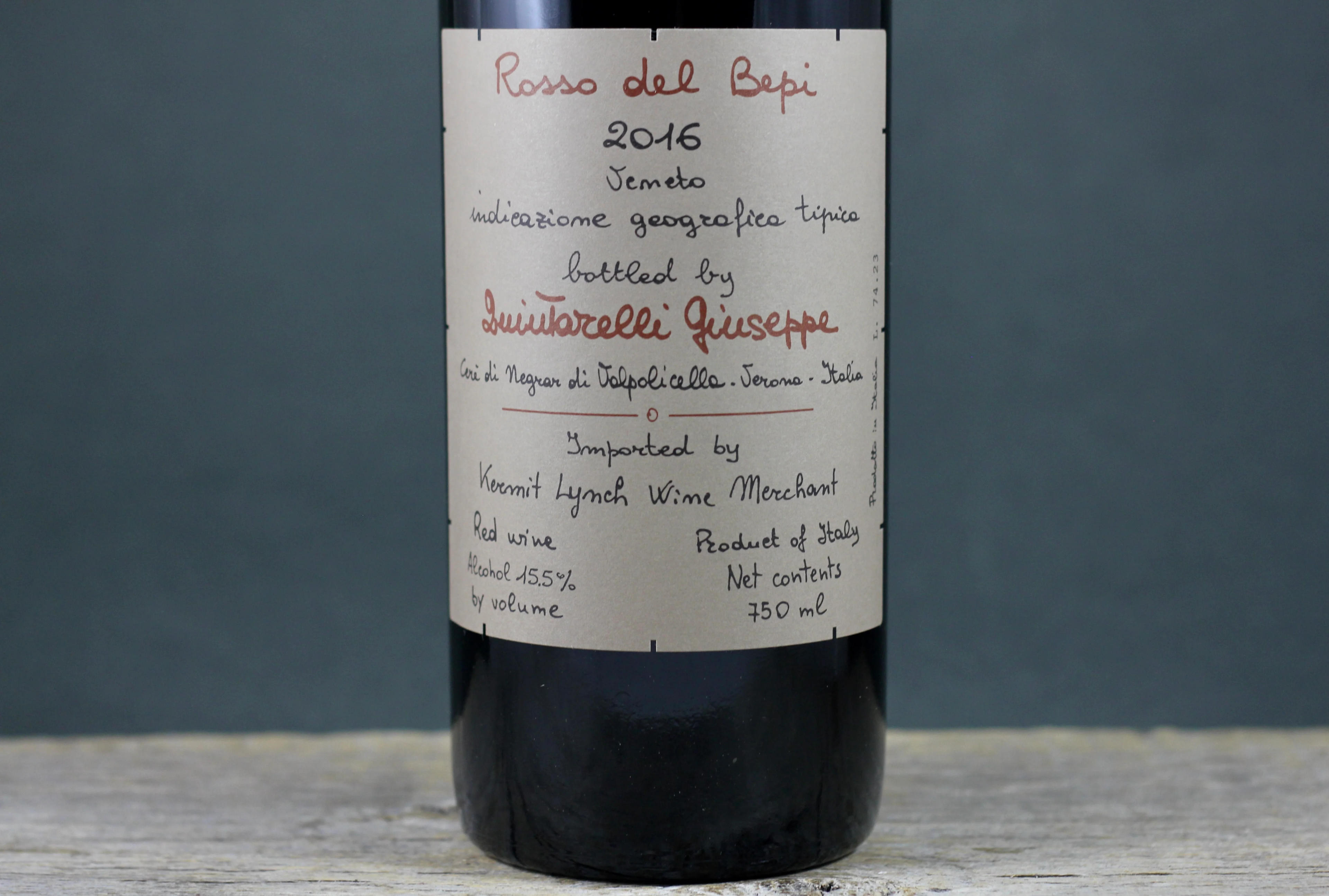 2016 Quintarelli Rosso del Bepi – Kogod Wine Merchant