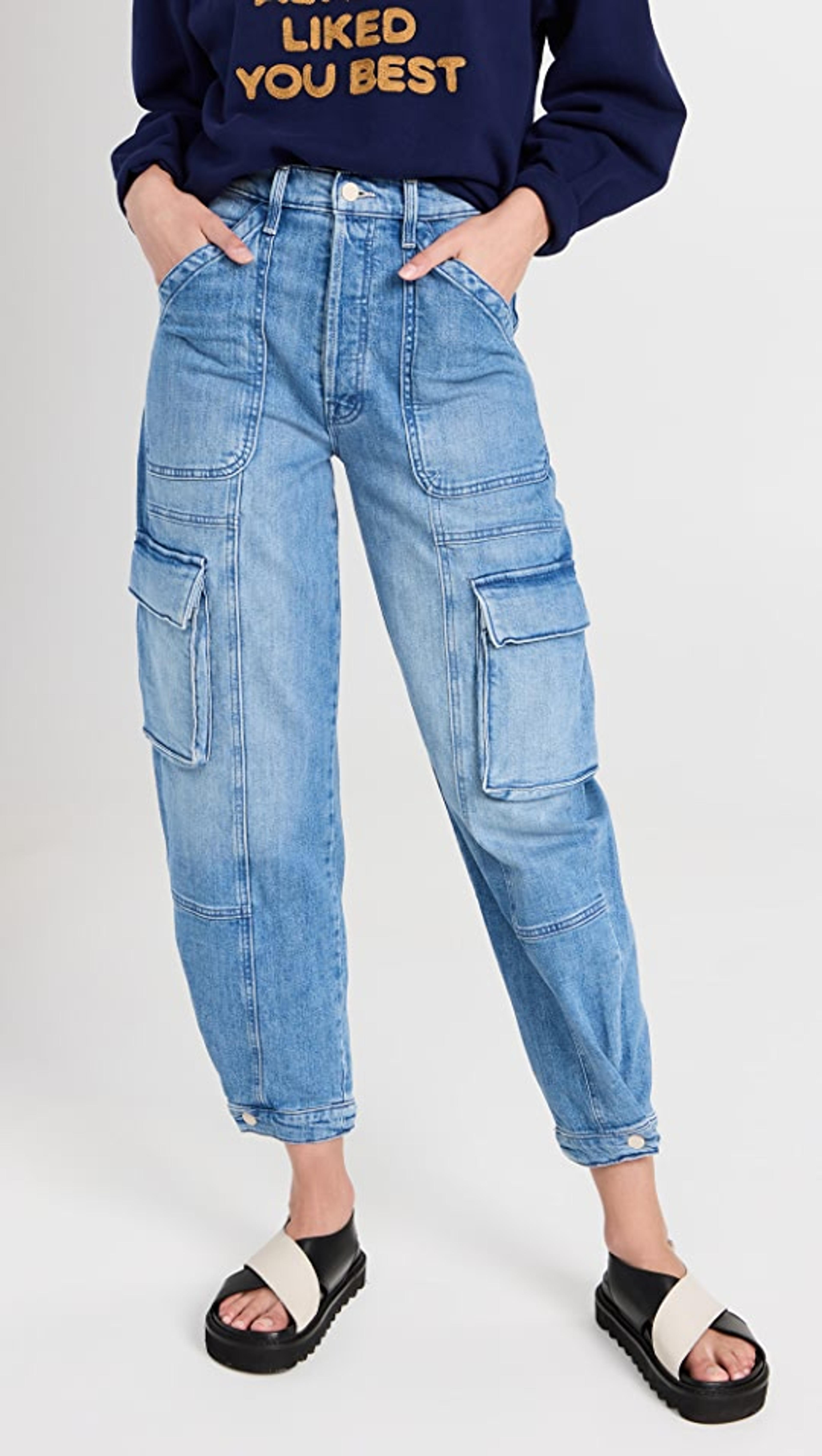MOTHER The Curbside Cargo Flood Jeans | SHOPBOP