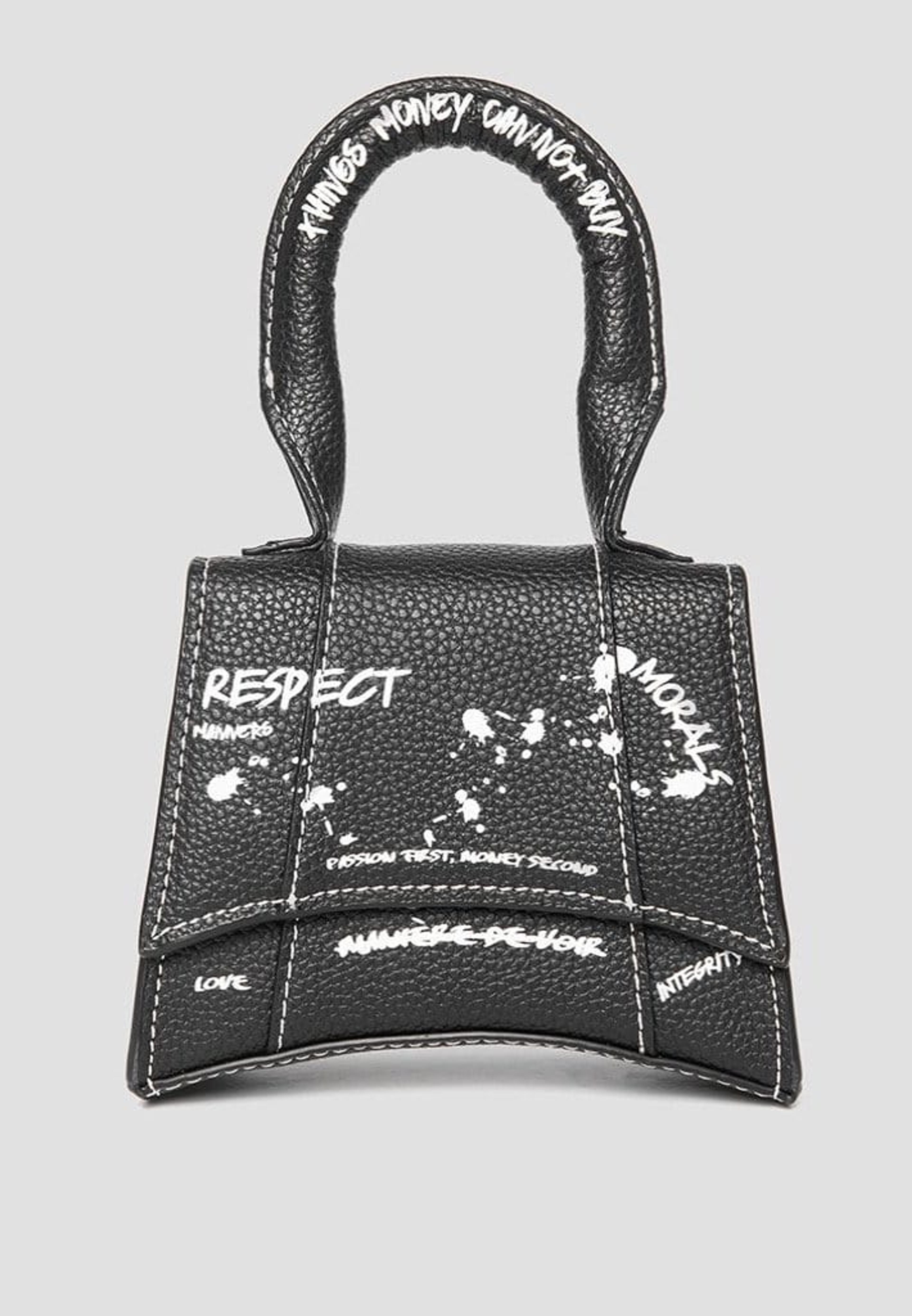 Miniature Graffiti Bag - Black | Manière De Voir USA