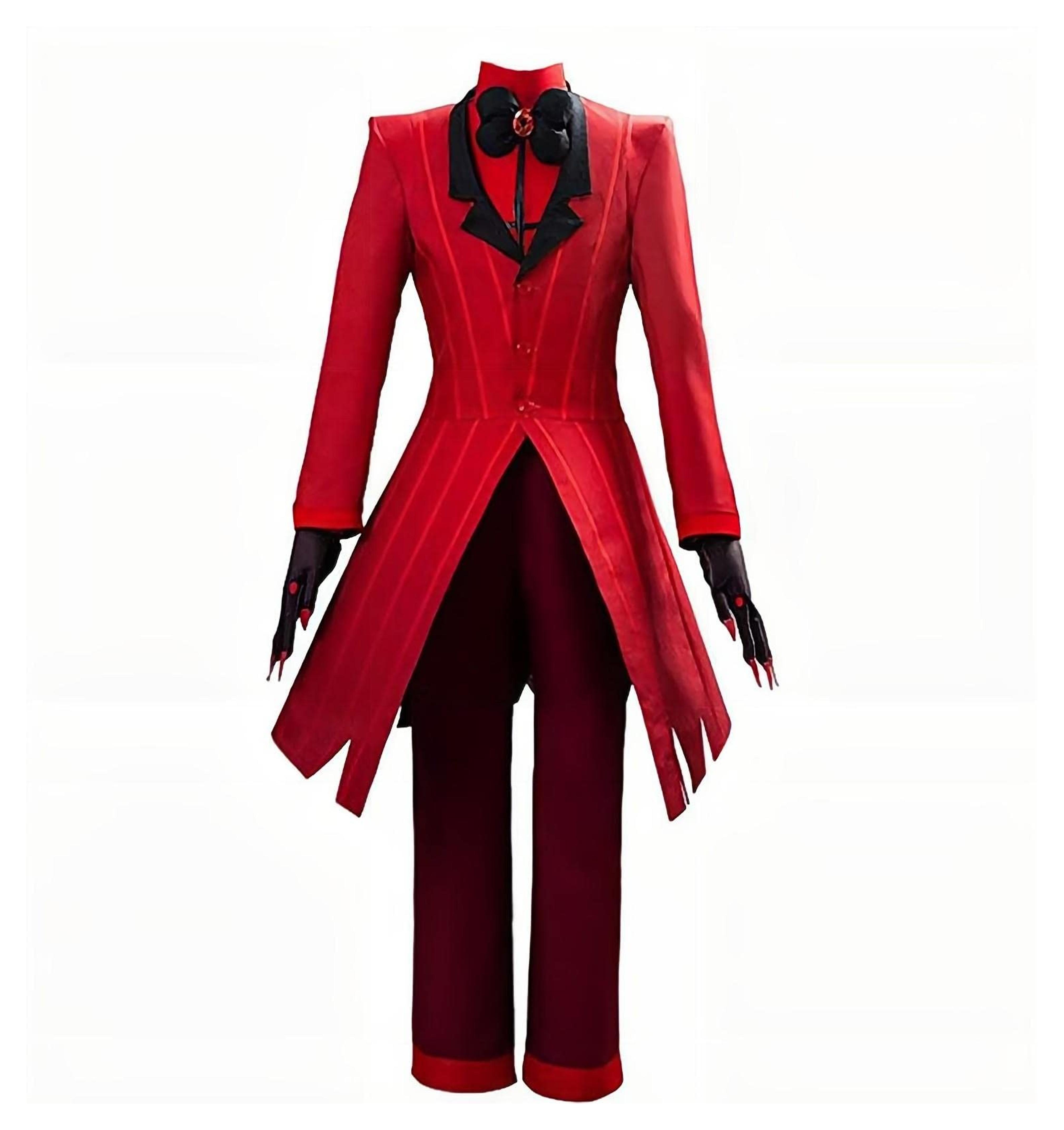 EROOLU Hazbin Hotel Alastor Costume Jacket Cosplay Unisex suit Uniform Suit Full Set of Halloween Gifts (M, Alastor1)