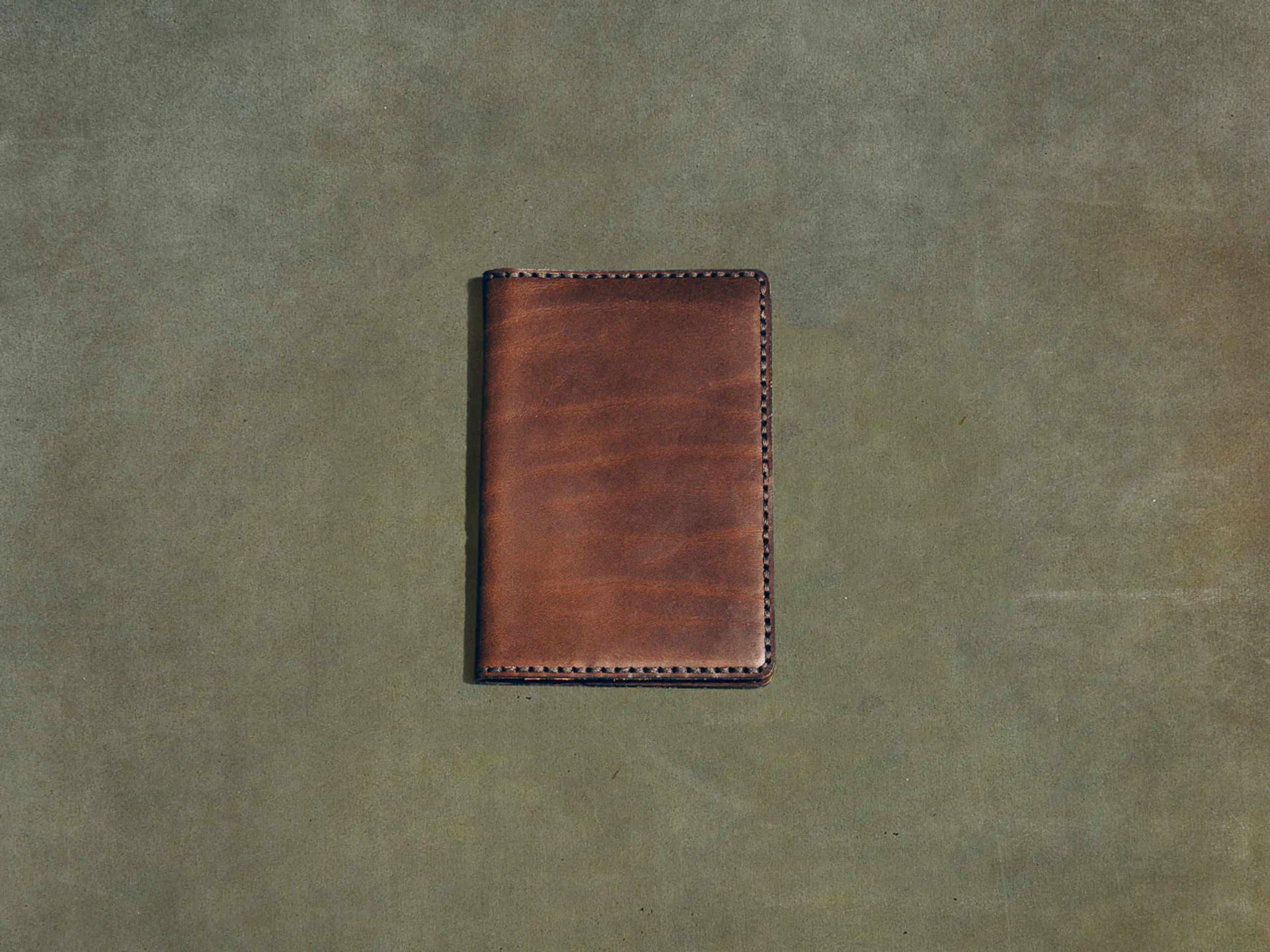 Leather Field Notes Cover, Passport Wallet - Satchel & Page Wallets