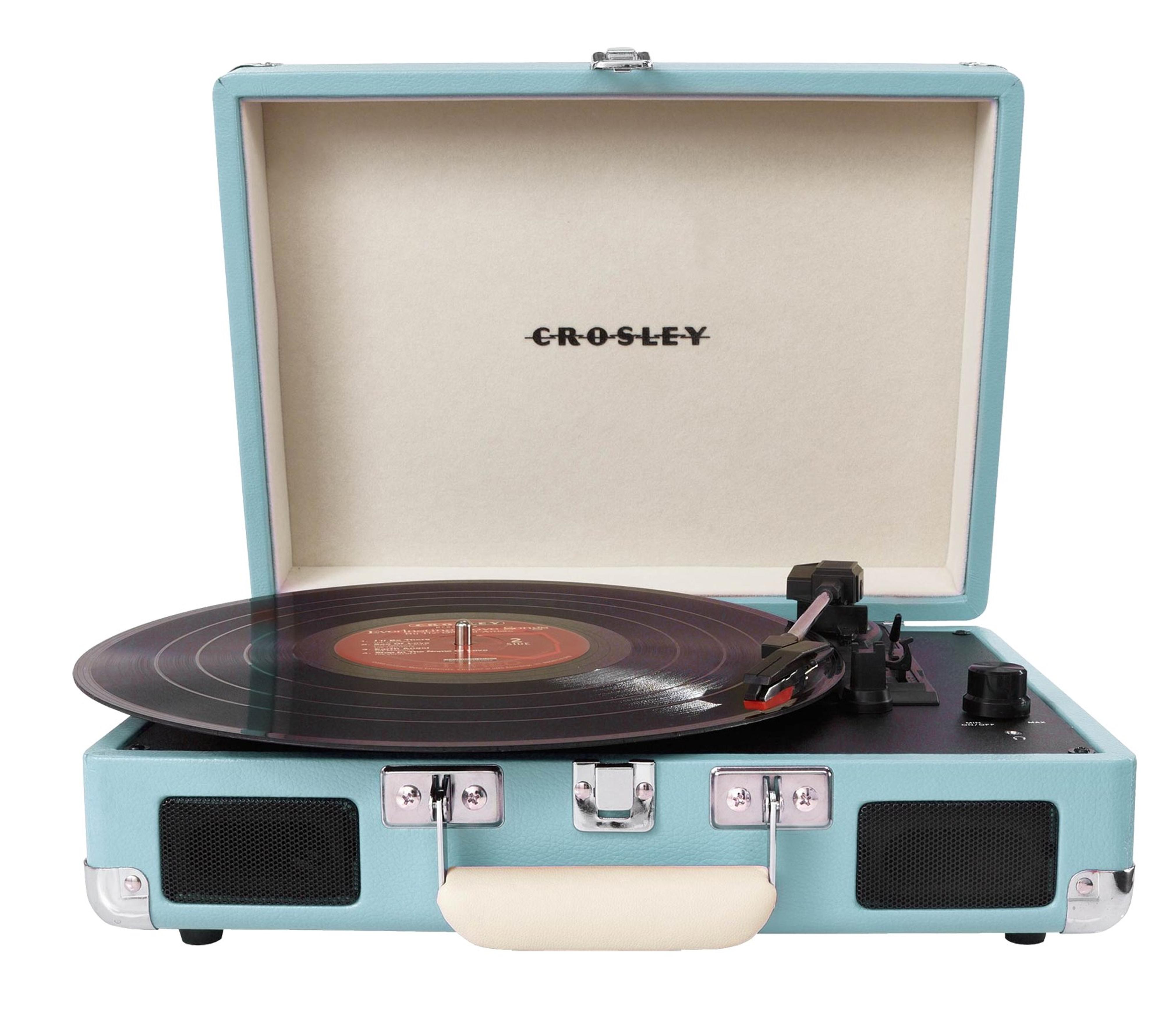 Crosley Cruiser Portable Turntable, Turquoise