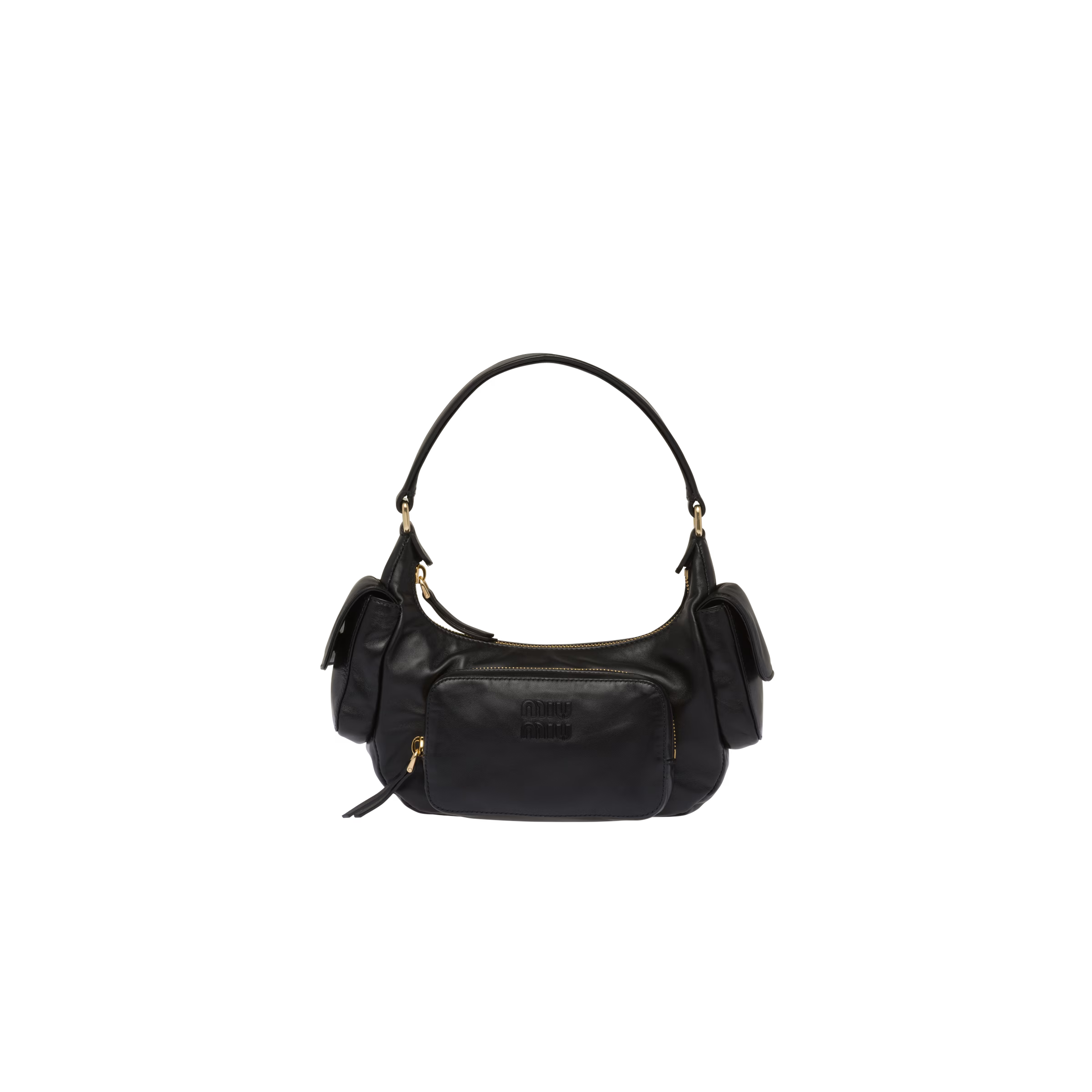 Nappa leather Pocket bag Black | Miu Miu