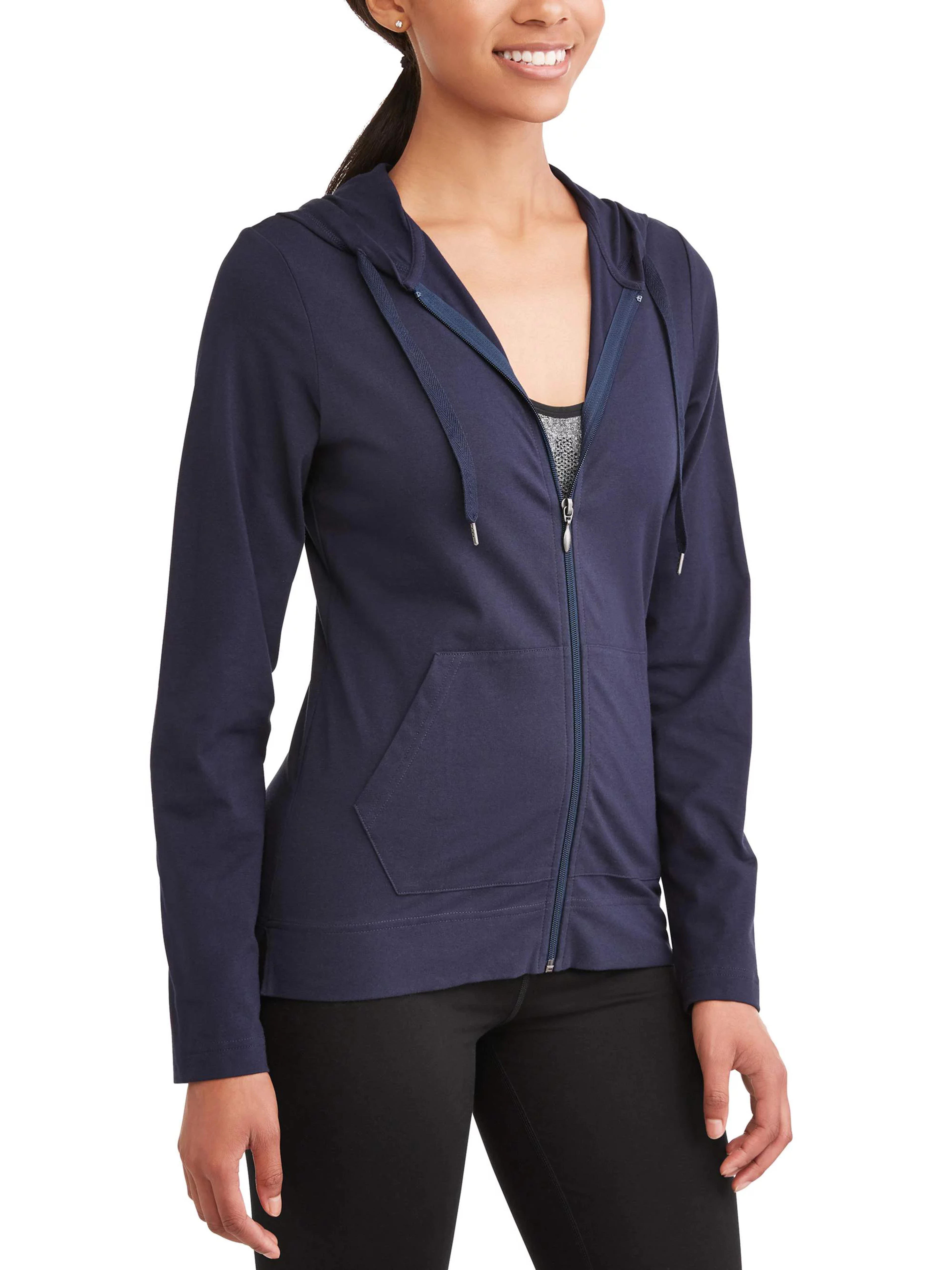 Athletic Works Women's Dri More Core Active Full Zip Hoodie - Walmart.com