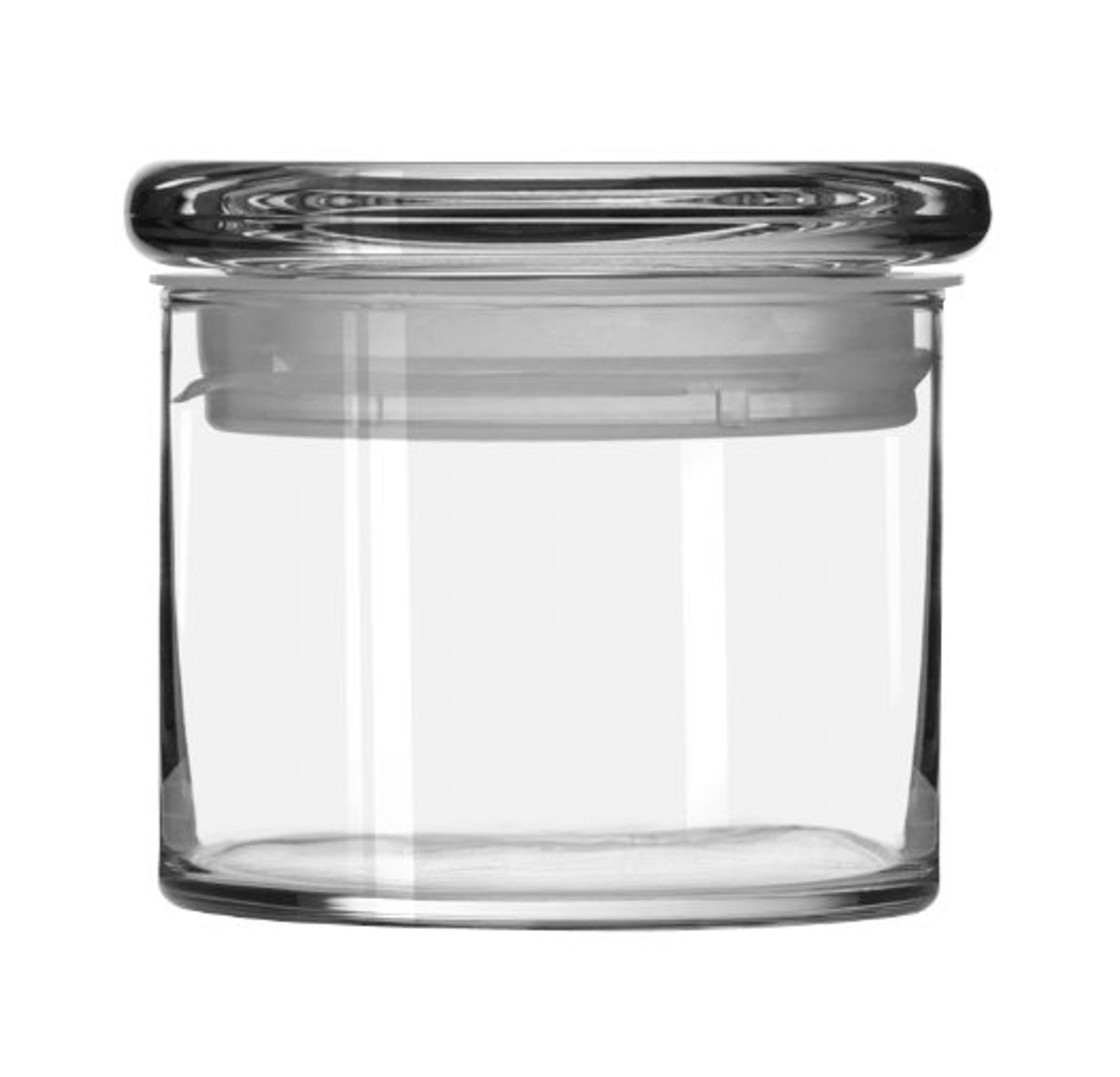 Libbey Cylinder Jar with Glass Lid, 15oz., Set of 6