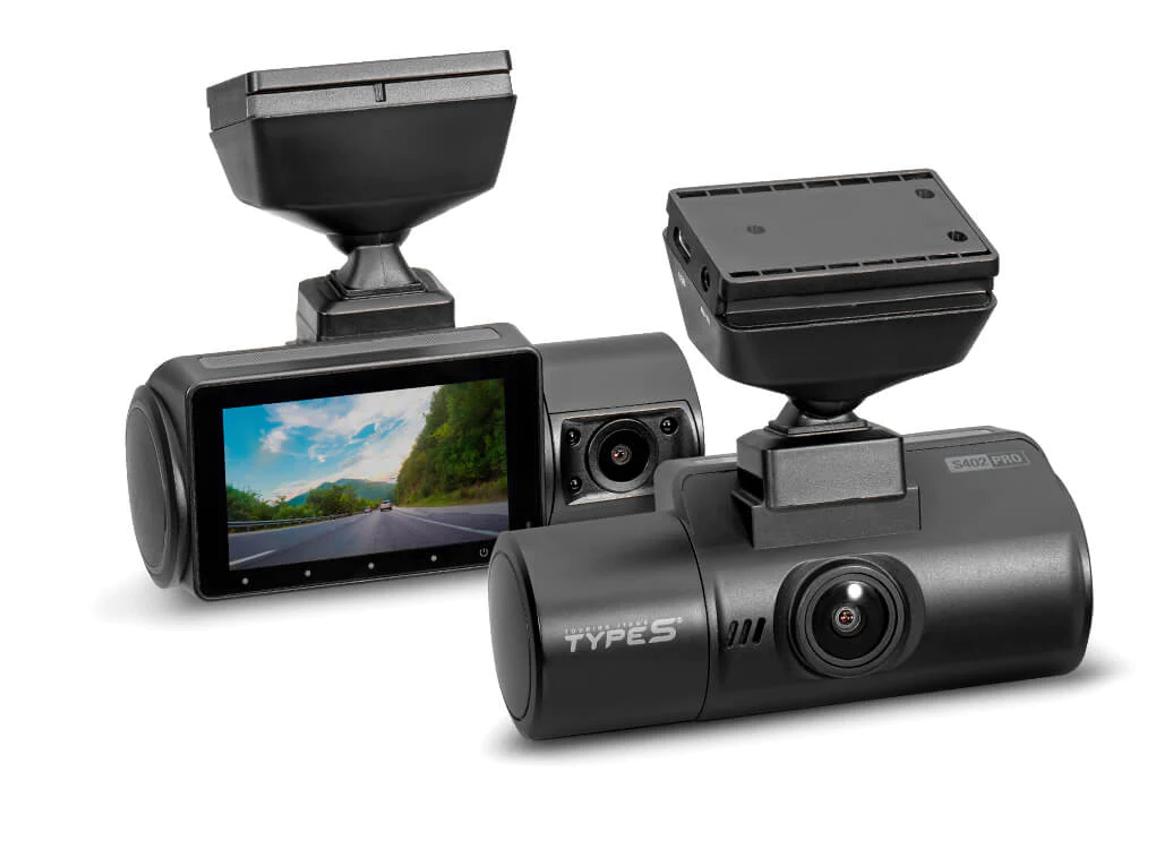 TYPE S S402 Pro Ultra HD 4K Dual View Dashcam with 2K Cabin View Cam