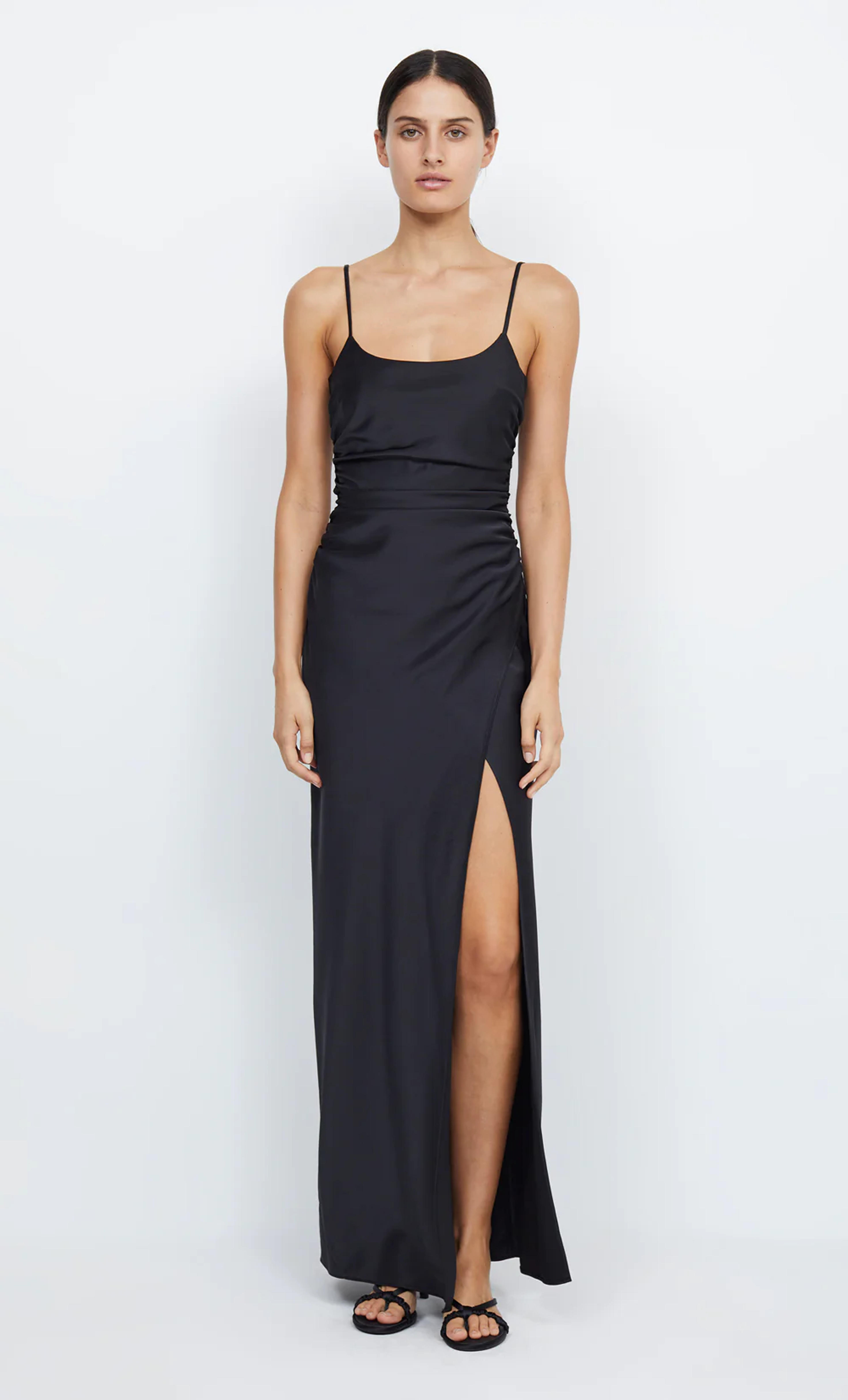 ETERNITY SCOOP MAXI DRESS - BLACK – BEC + BRIDGE US