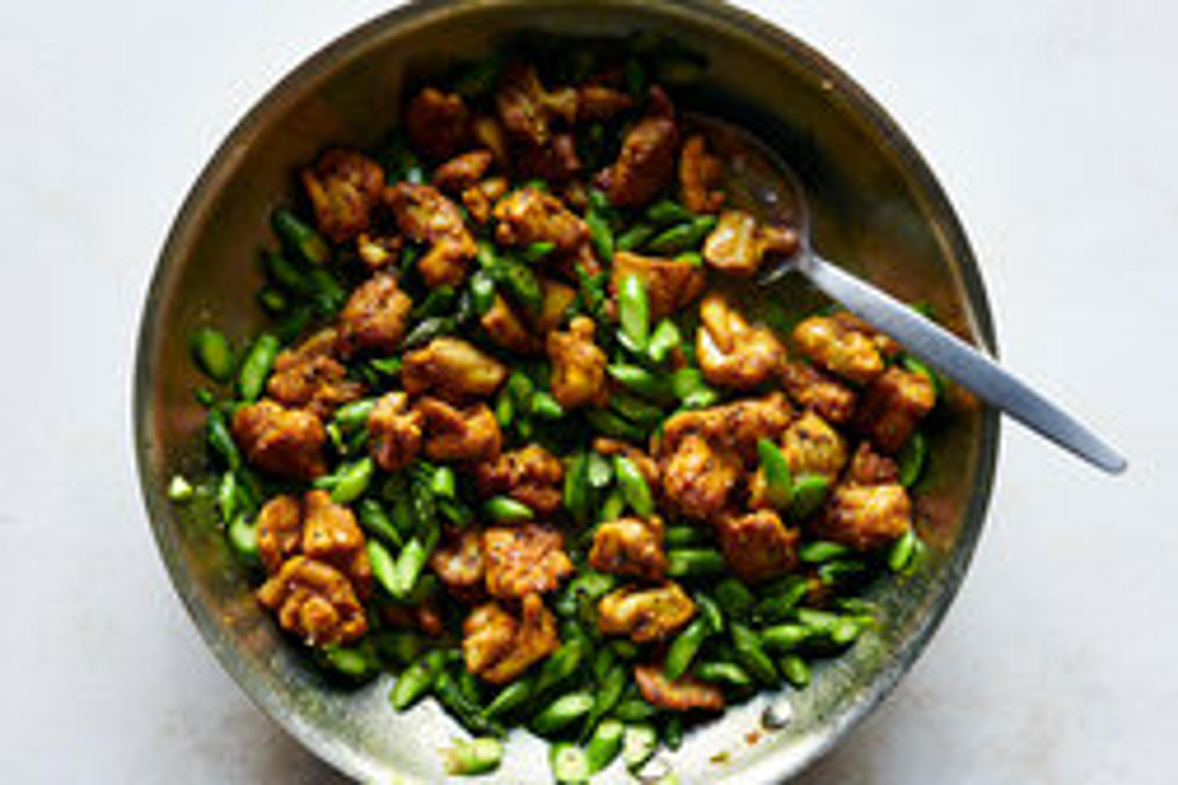 Turmeric-Black Pepper Chicken With Asparagus Recipe - NYT Cooking