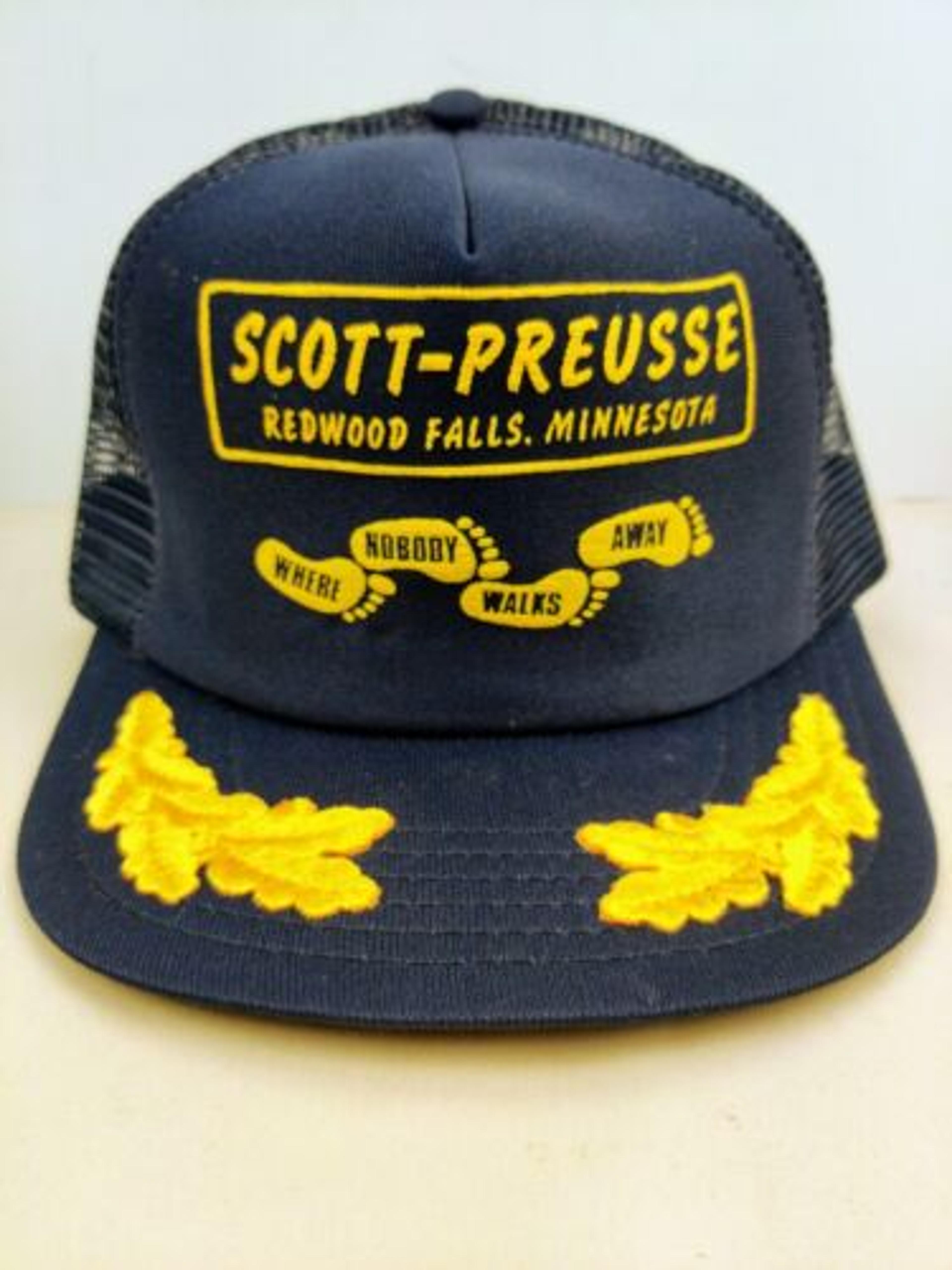 Vintage USA MADE Puffy Scott Preusse Chevy Chevrolet Trucker Hat Snapback Cap | eBay