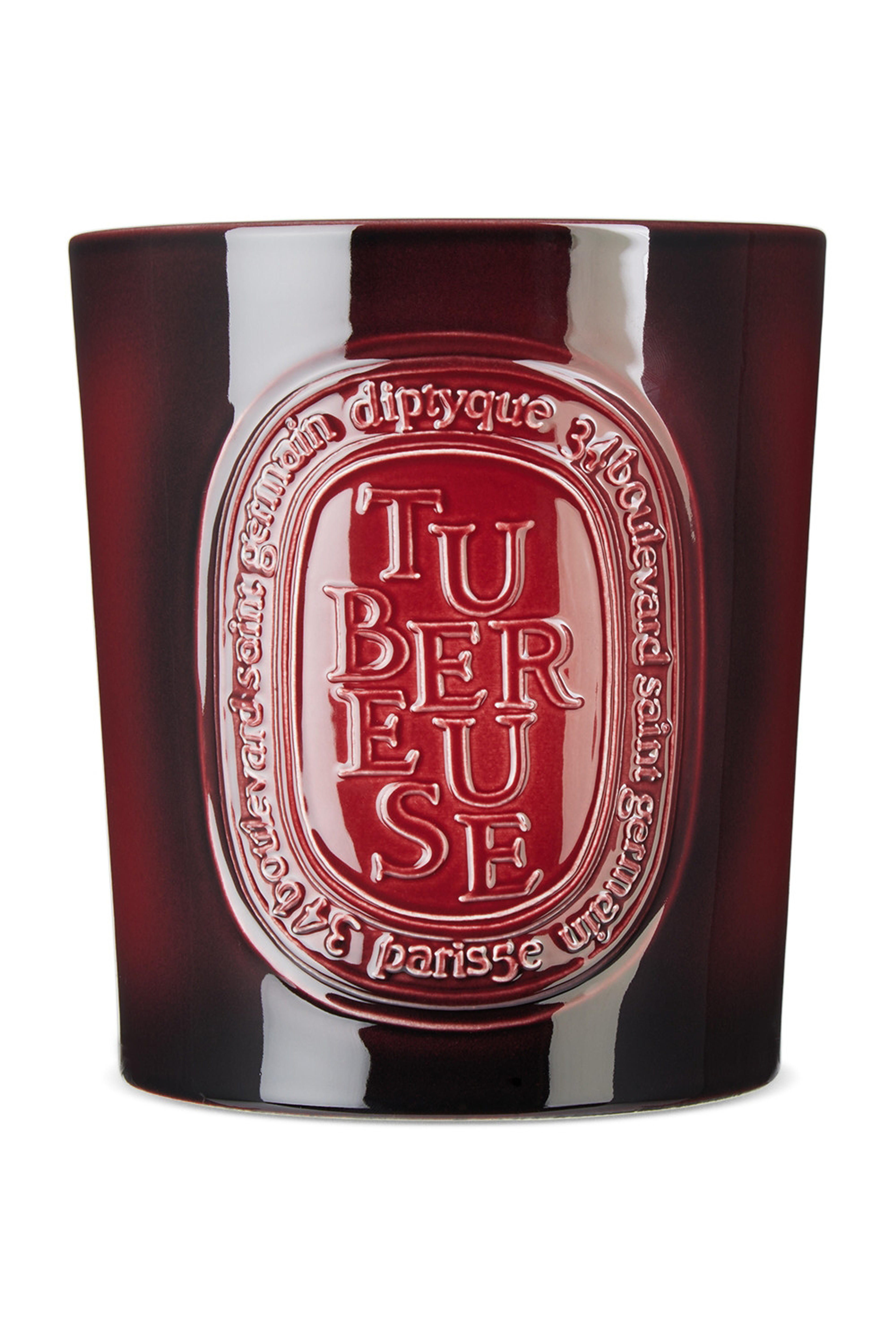 Red Tubéreuse Interior & Exterior Candle, 1500 g by diptyque | SSENSE