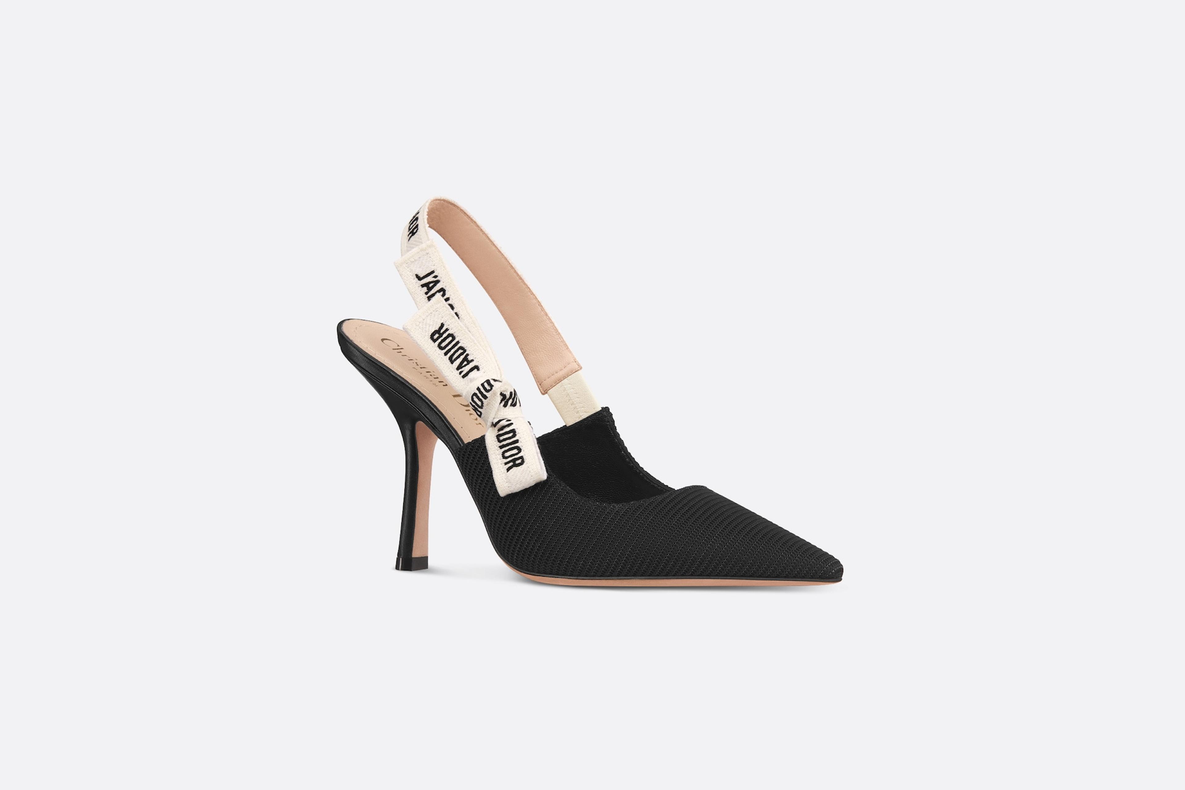 J'Adior Slingback Pump Black Technical Fabric | DIOR US