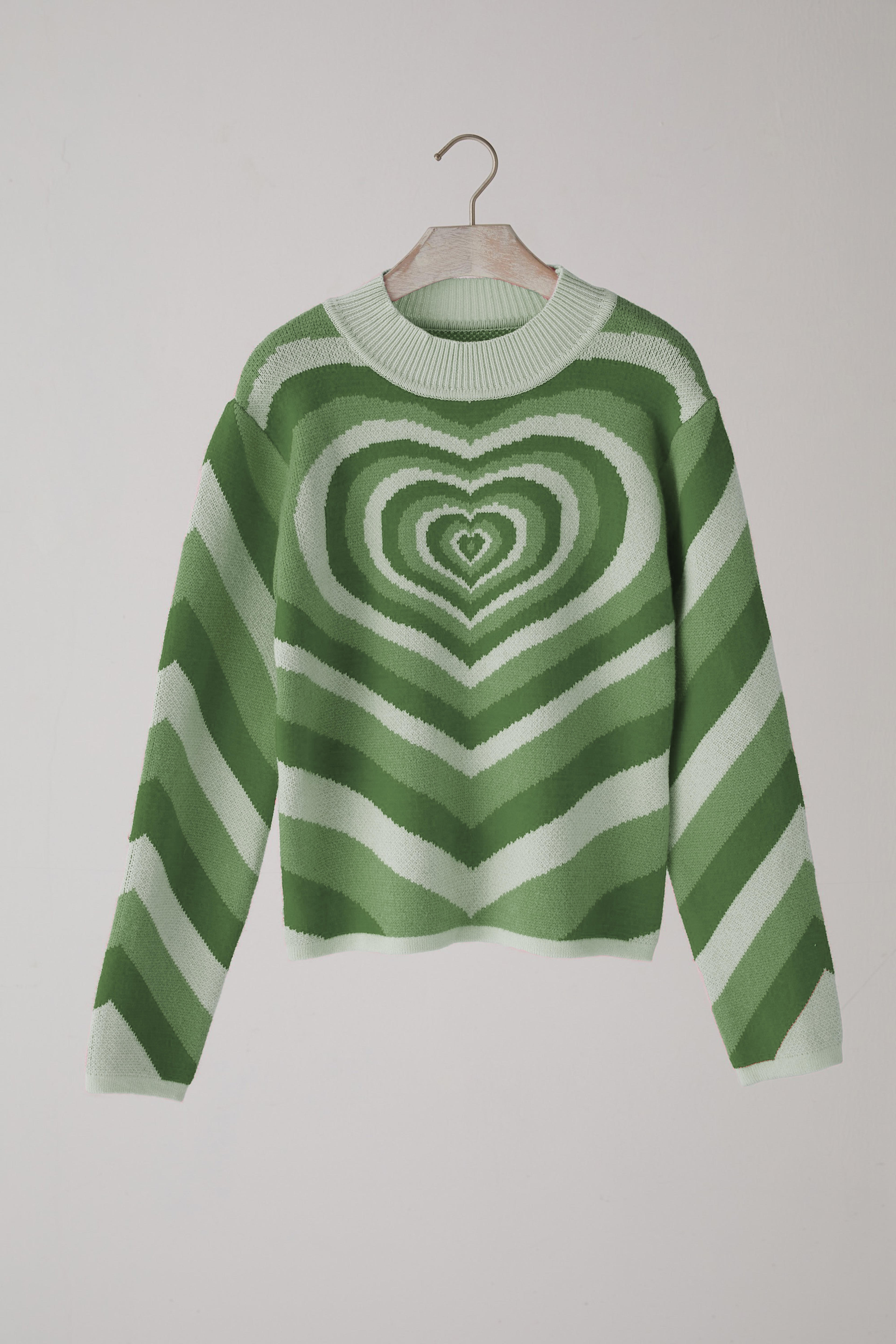 Heart Wave Sweater - Cider