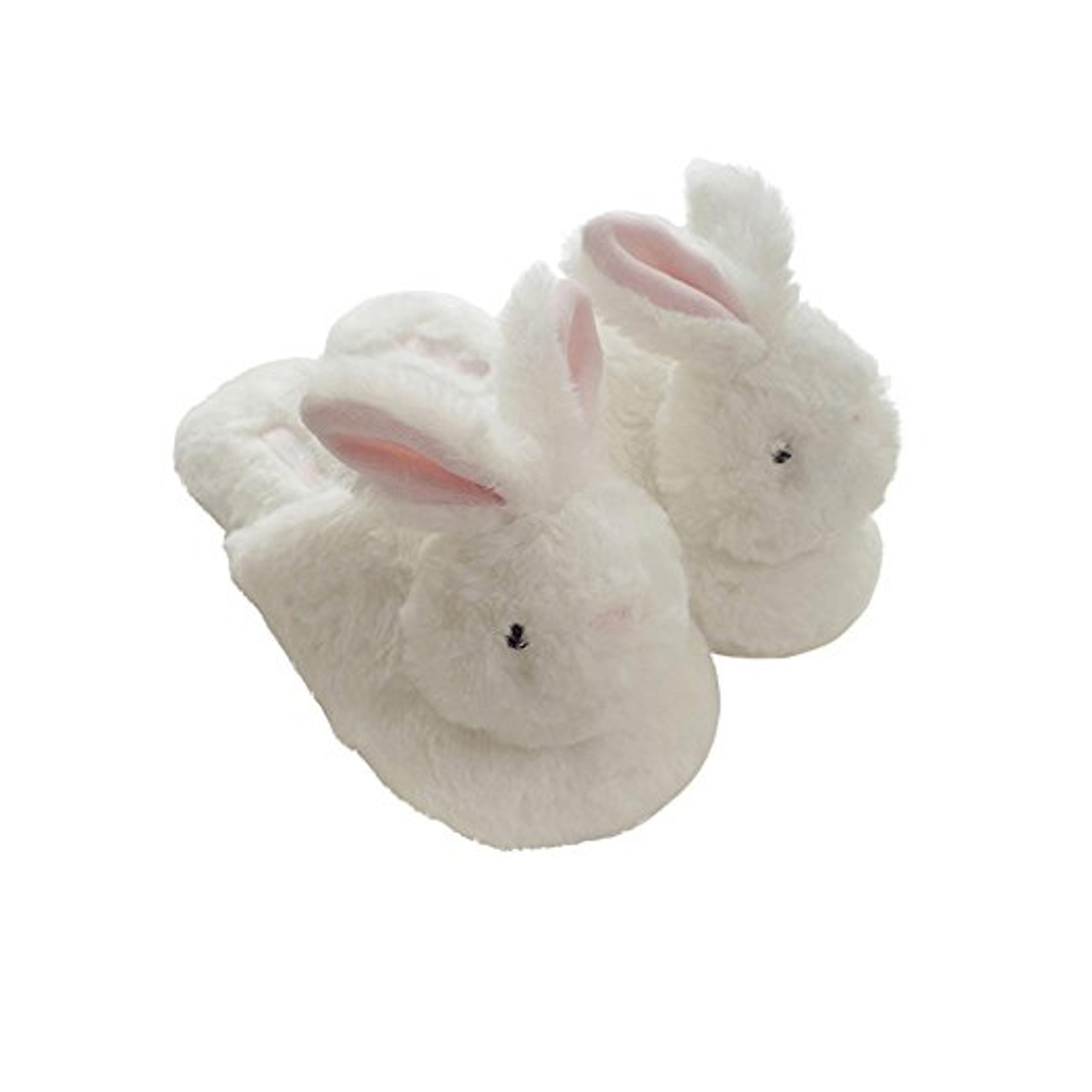 Millffy Women Cute Plush Animal Unicorn Slippers Bunny Rabbit Shoes Indoor Home Bedroom Slippers 5-6 Rabbit Head