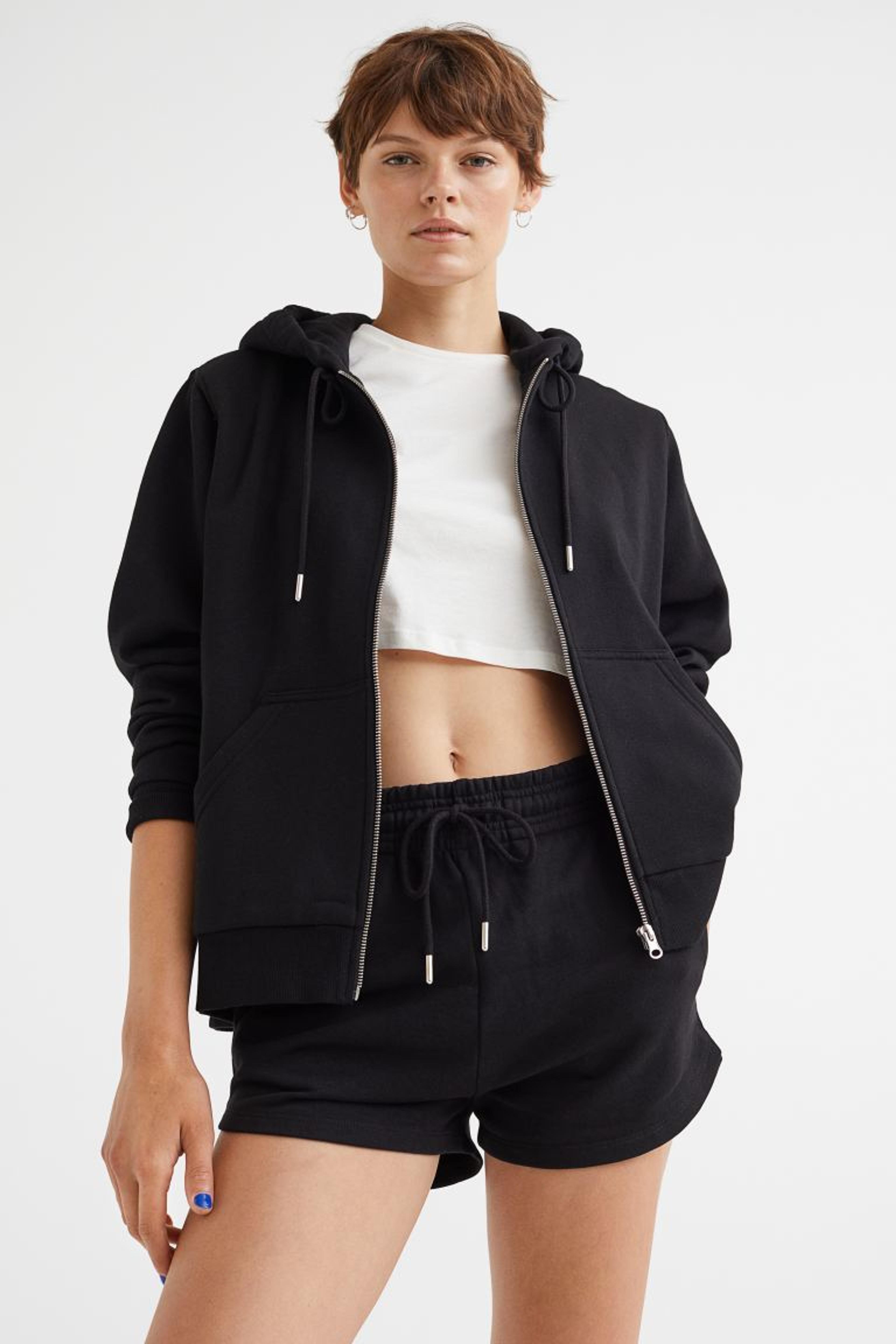 Hooded Jacket - Black - Ladies | H&M US