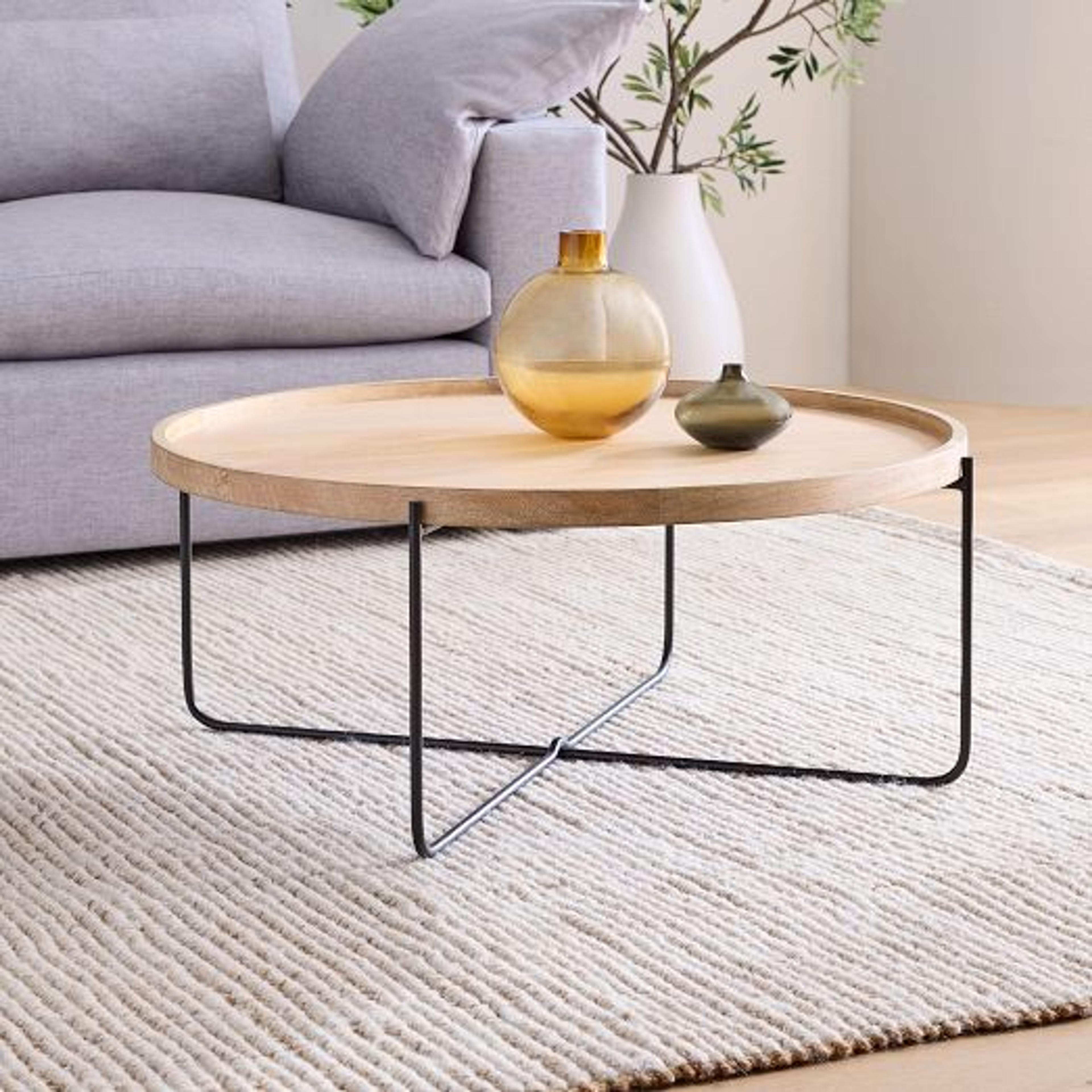 Willow Round Coffee Table | Modern Living Room Furniture | West Elm