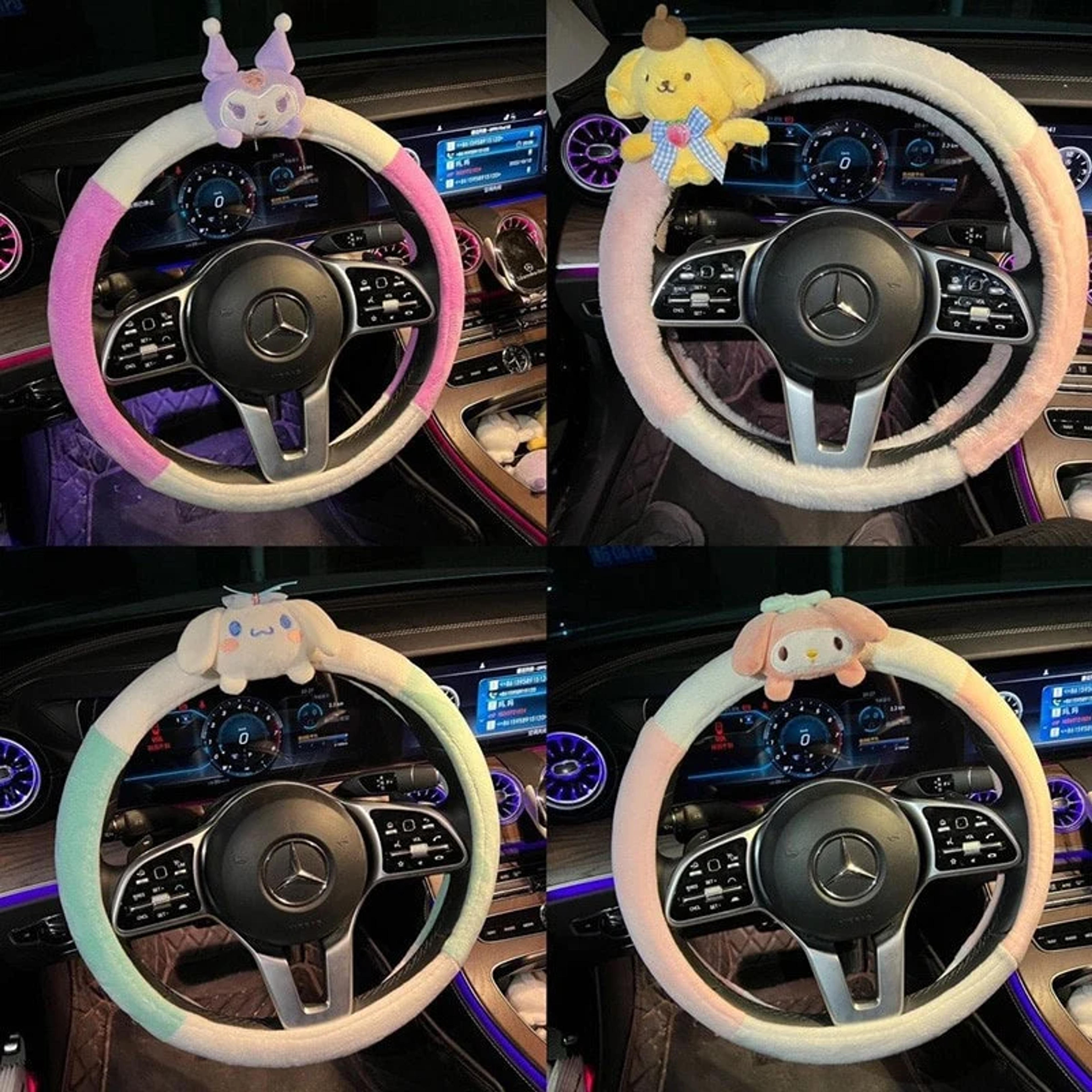 Adorable Kawaii Steering Wheel Cover Plush Steering Wheel - Etsy