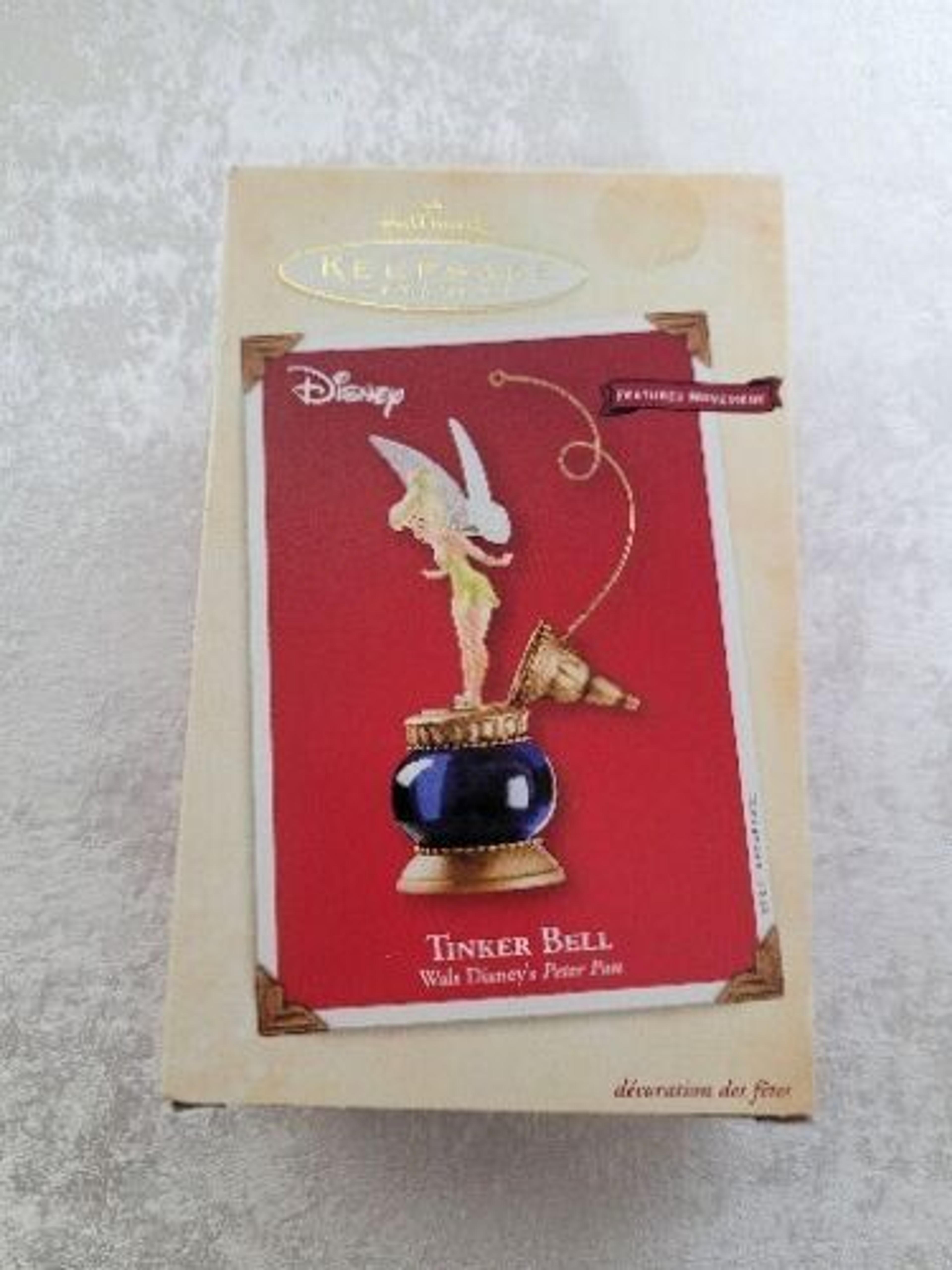 Hallmark Keepsake Ornament Tinker Bell 2002 Wind-Up Motion Movement - NEW 15012663211 | eBay