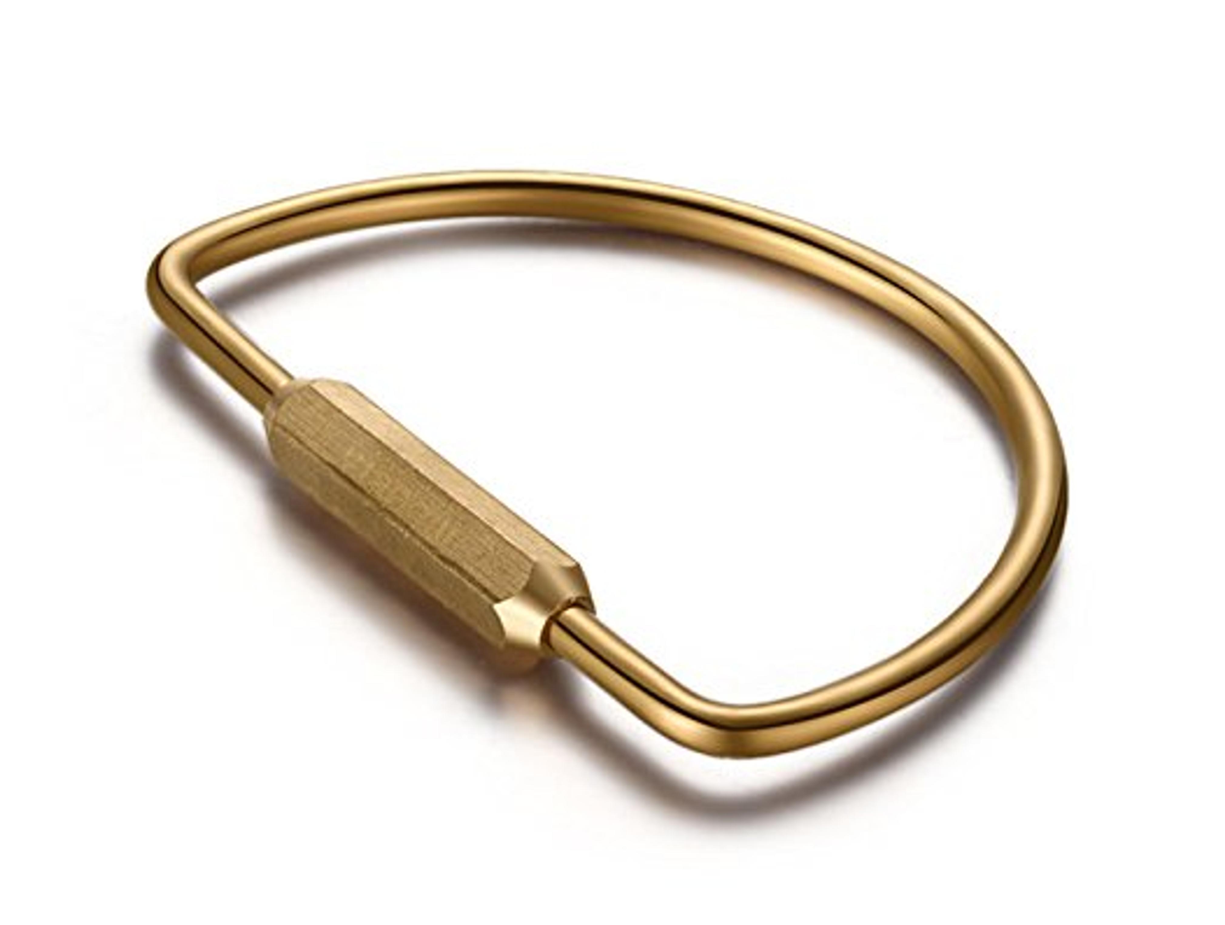 Cevinee™ Durable Brass Screw Lock D-shape Key Ring