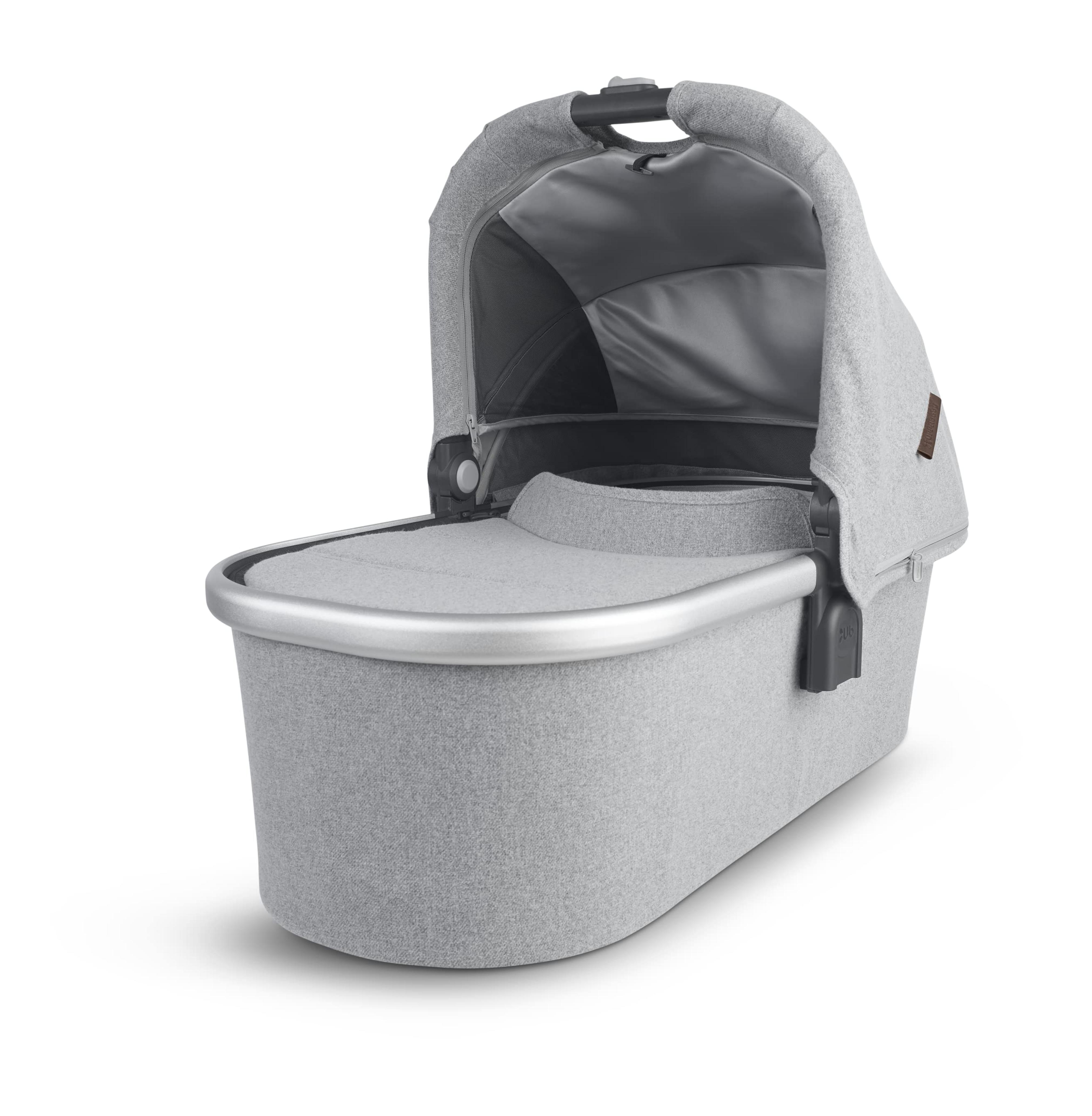 Amazon.com : Bassinet - Stella (Grey Brushed Melange/Silver) : Baby