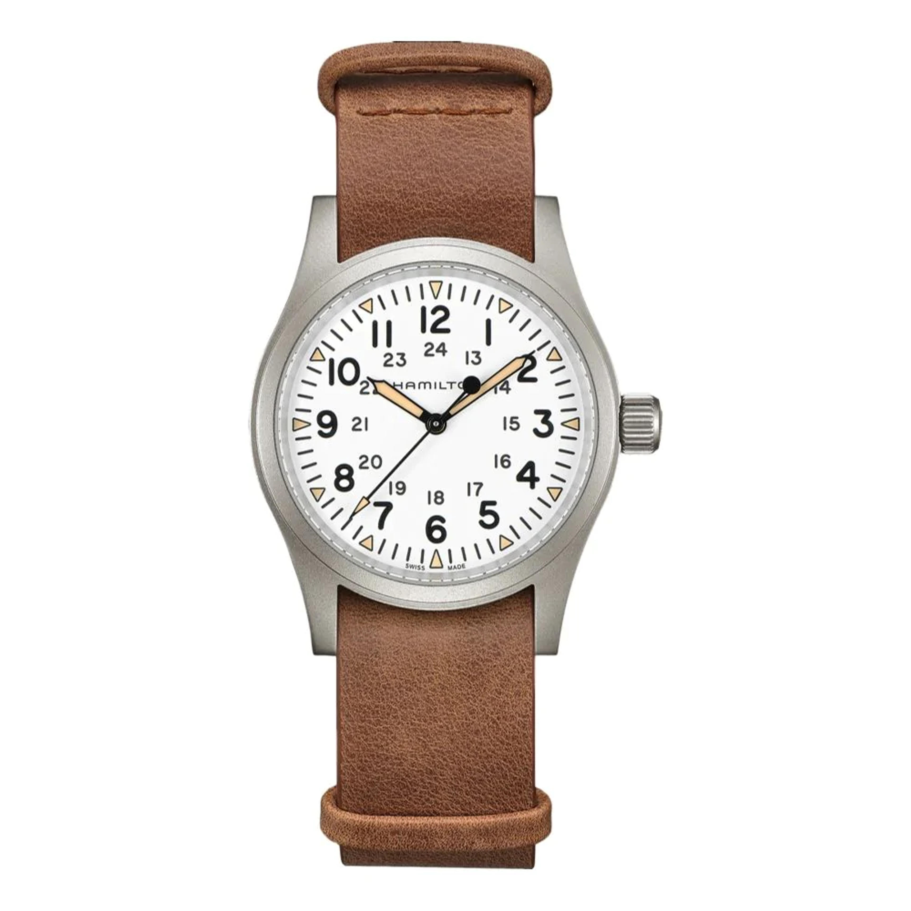 Khaki Field Mechanical White Dial | Teddy Baldassarre