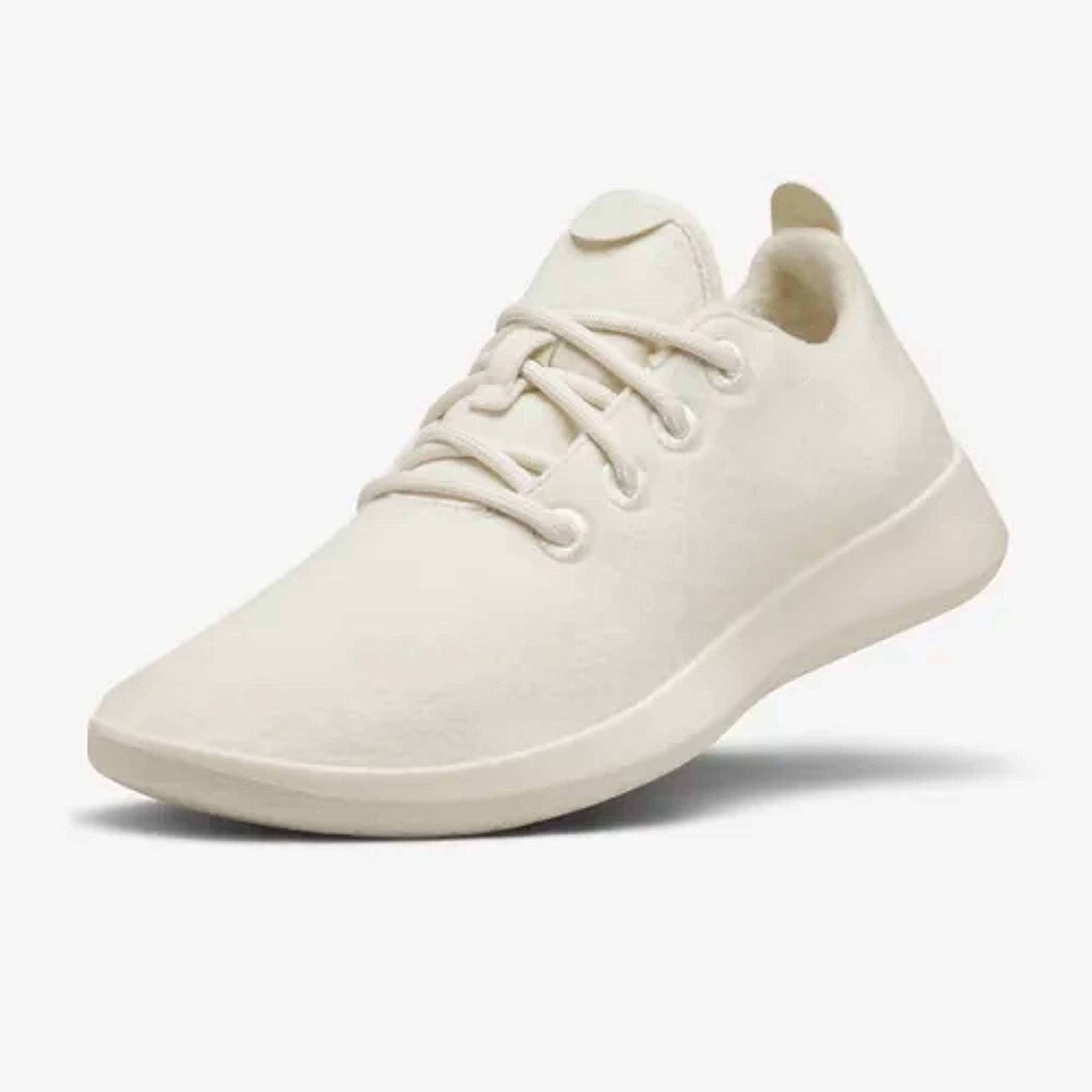 Women's Wool Runners - Natural White (Cream Sole) - 10